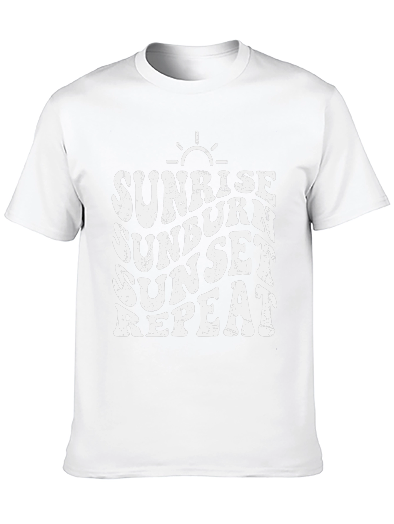 Sunrise Sunburn Sunset Repeat Graphic Tee