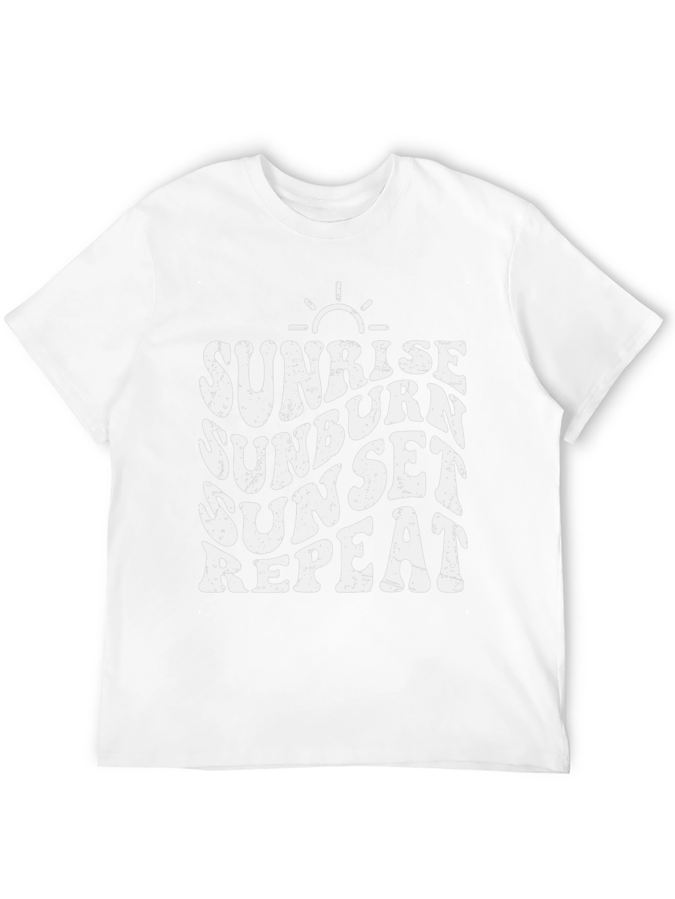 Sunrise Sunburn Sunset Repeat Graphic Tee