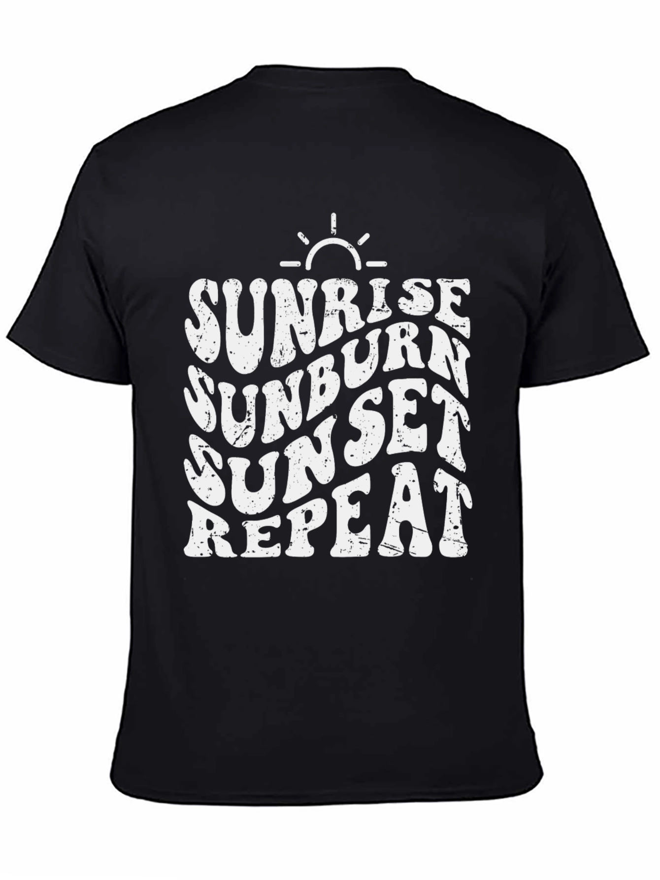 Sunrise Sunburn Sunset Repeat Graphic Tee
