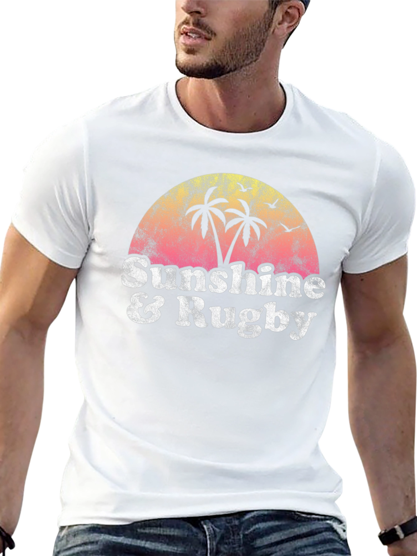Sunshine & Rugby Graphic T-Shirt