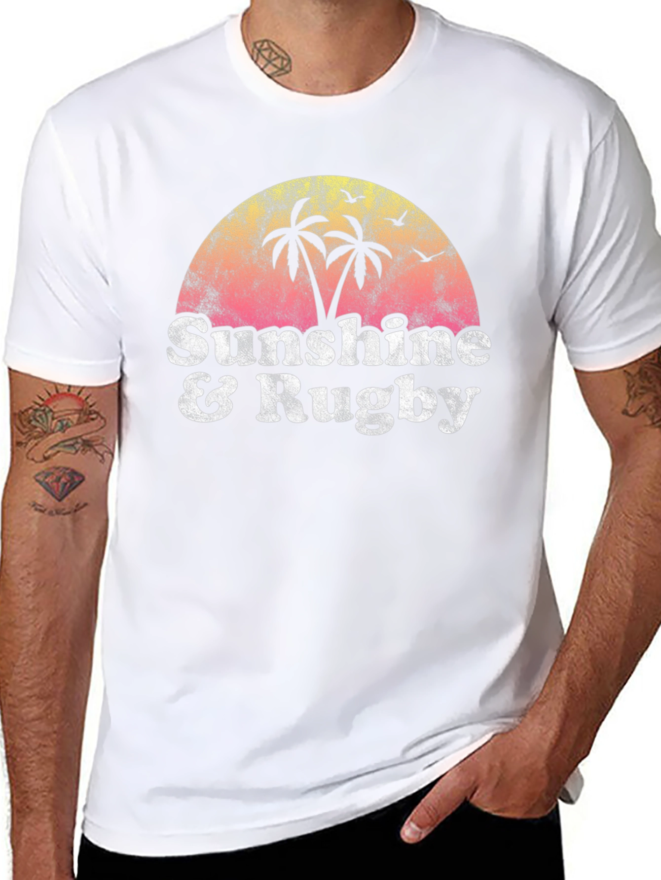 Sunshine & Rugby Graphic T-Shirt