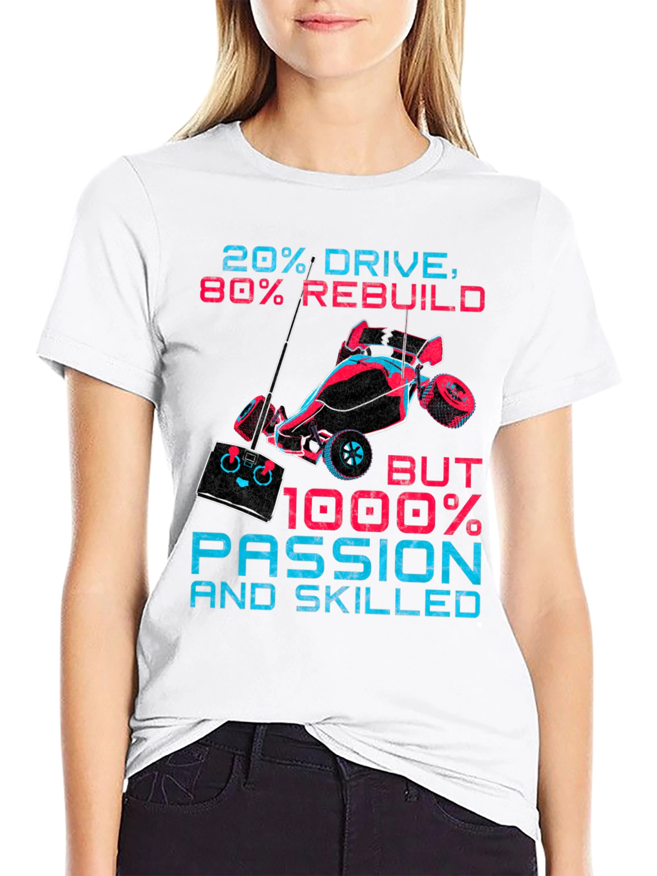 20% Drive 80% Rebuild RC Car T-Shirt