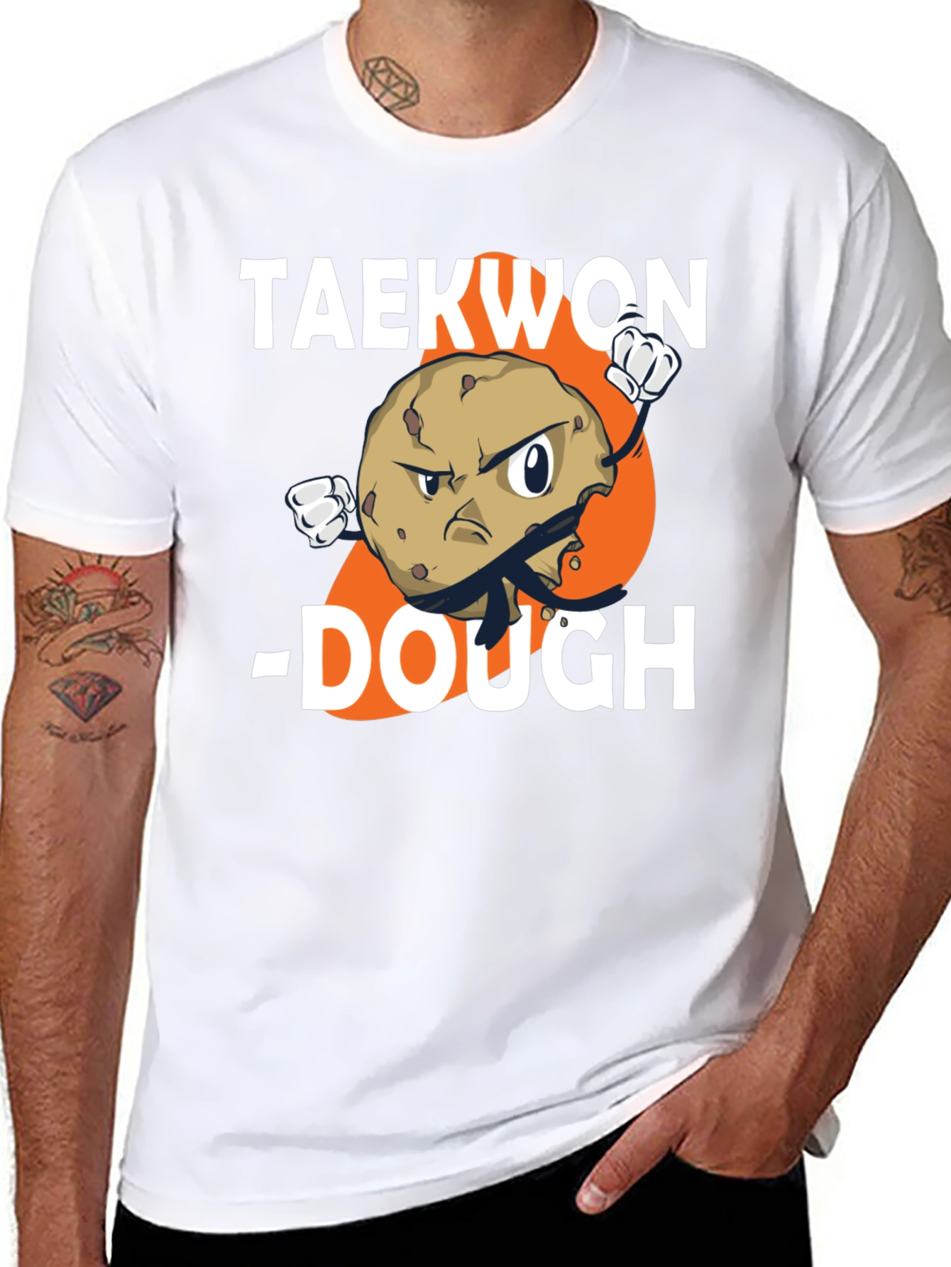 Taekwon-Dough T-Shirt - Funny Martial Arts Cookie Tee