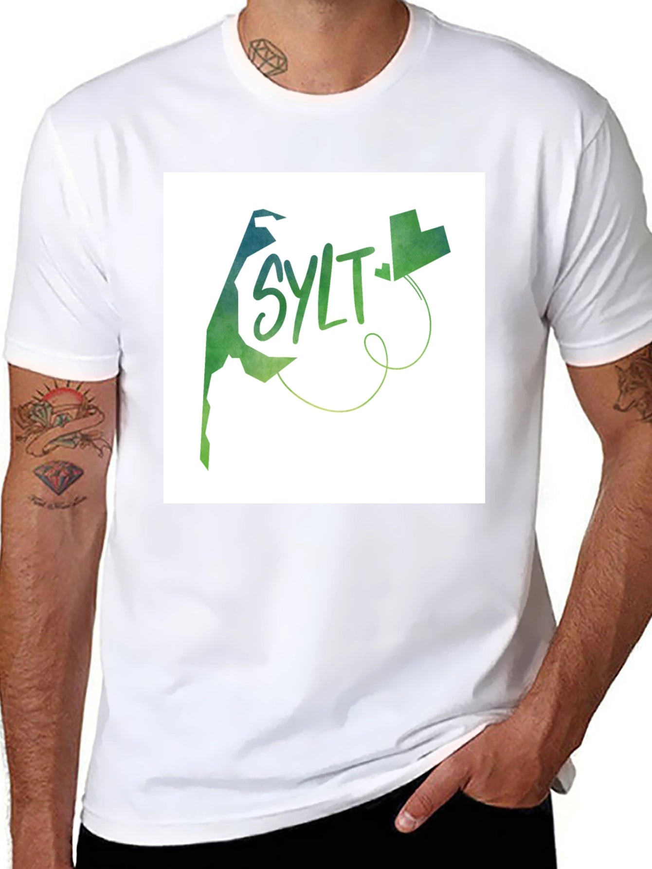 Sylt Island Black T-Shirt
