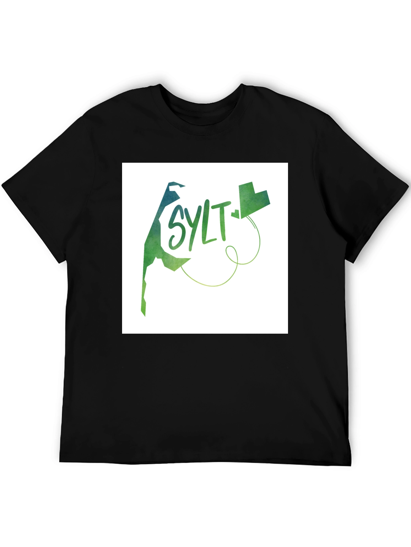 Sylt Island Black T-Shirt
