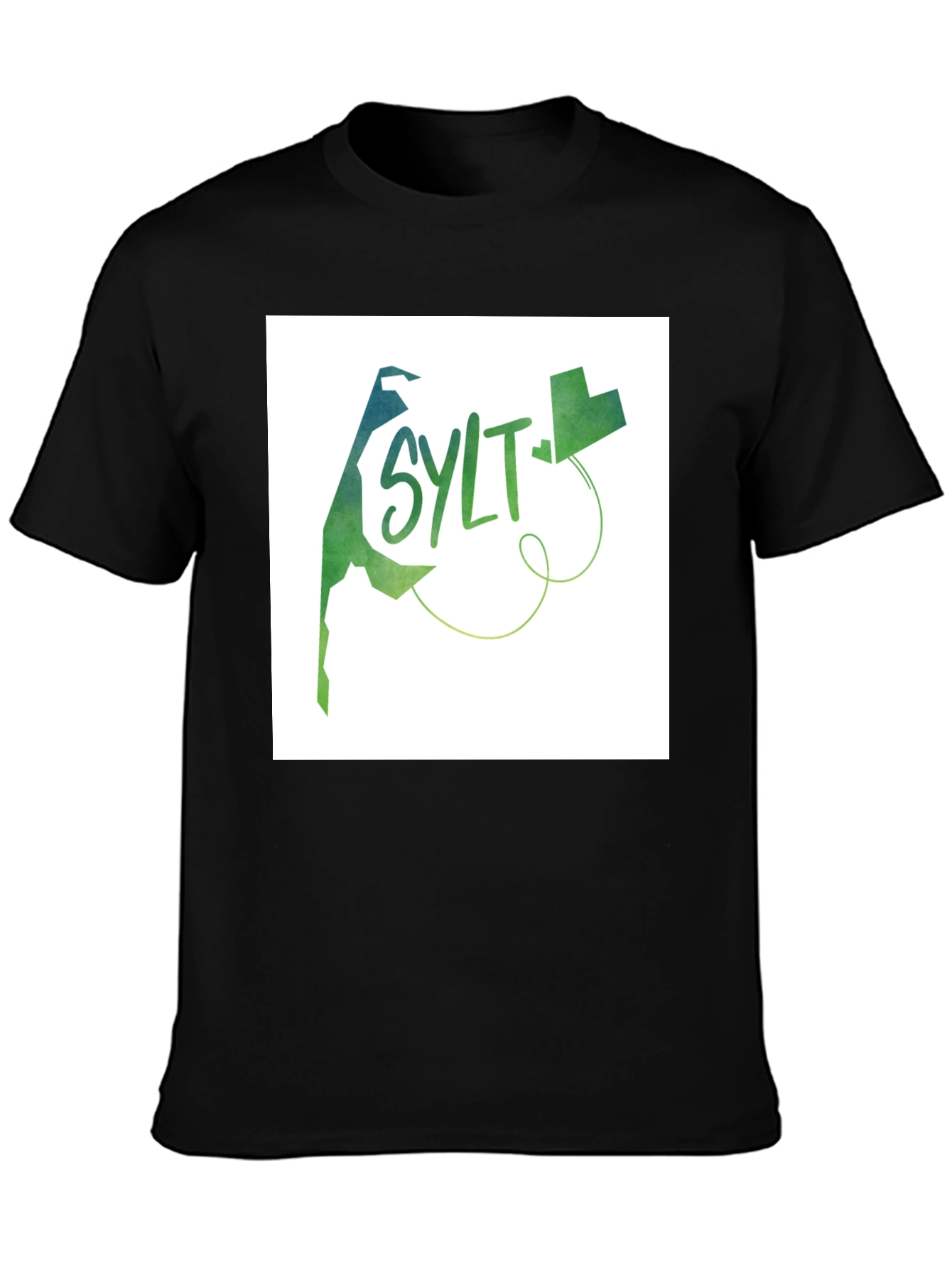 Sylt Island Black T-Shirt
