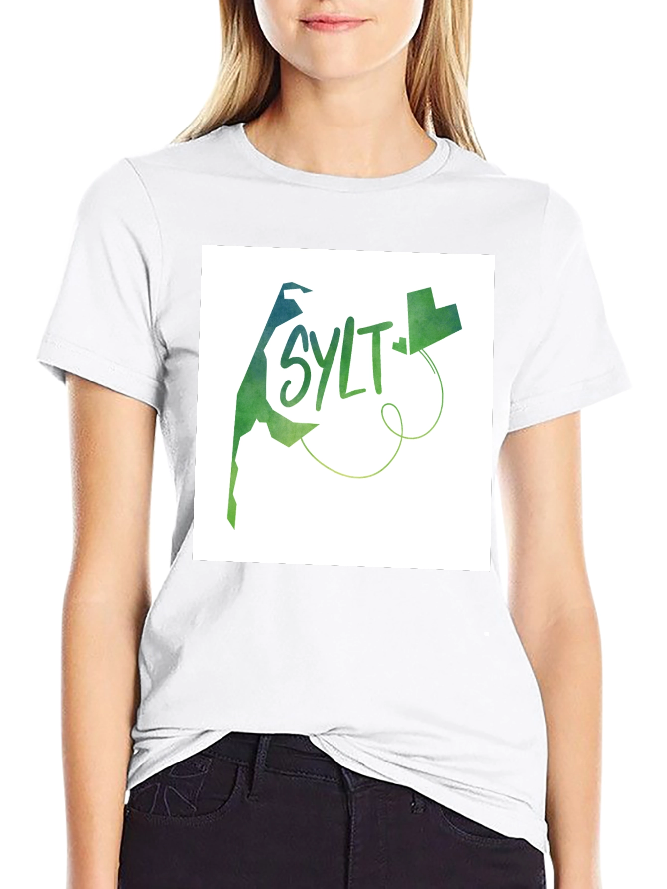 Sylt Island Black T-Shirt