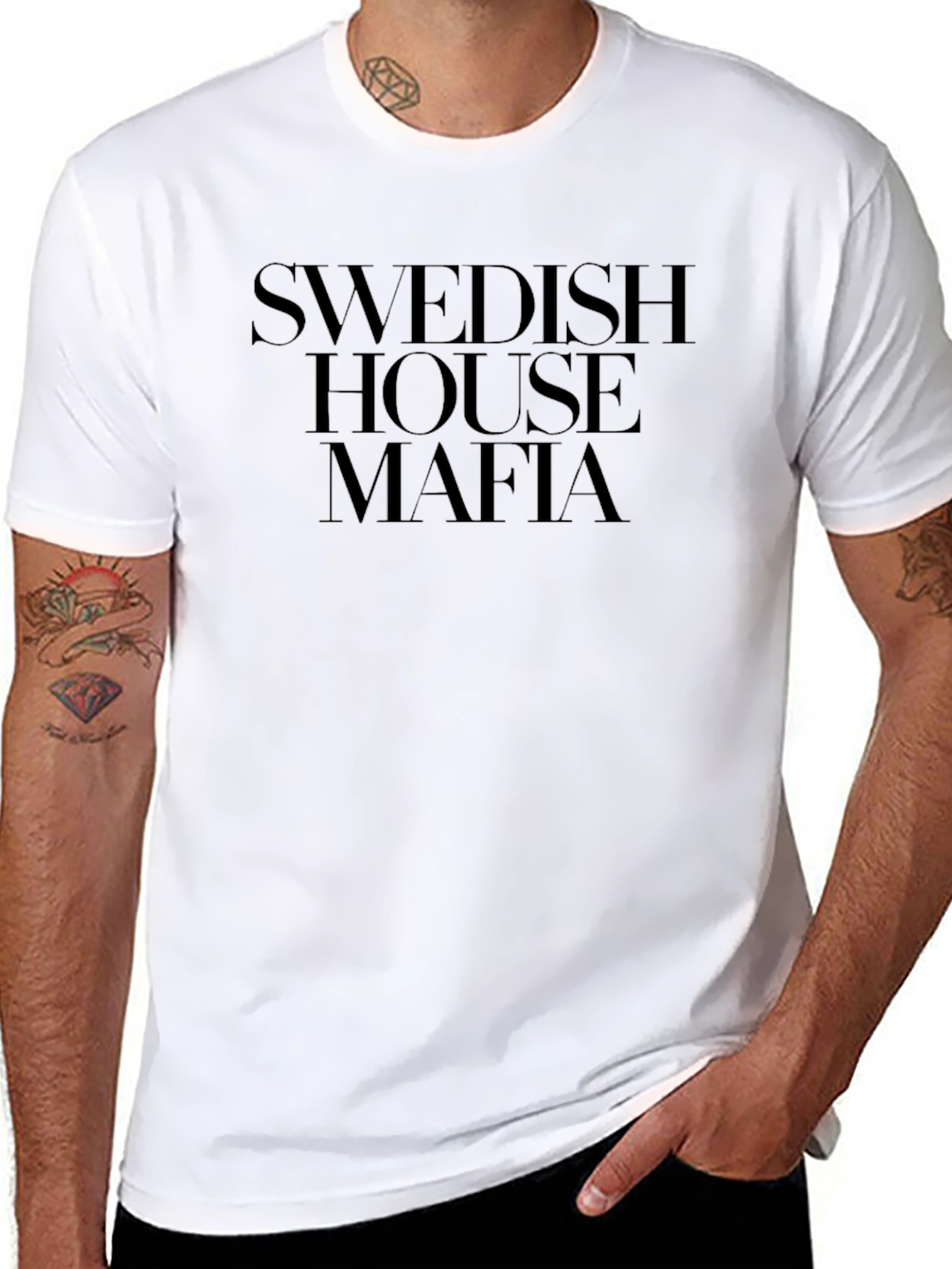 Swedish House Mafia Black Graphic Tee