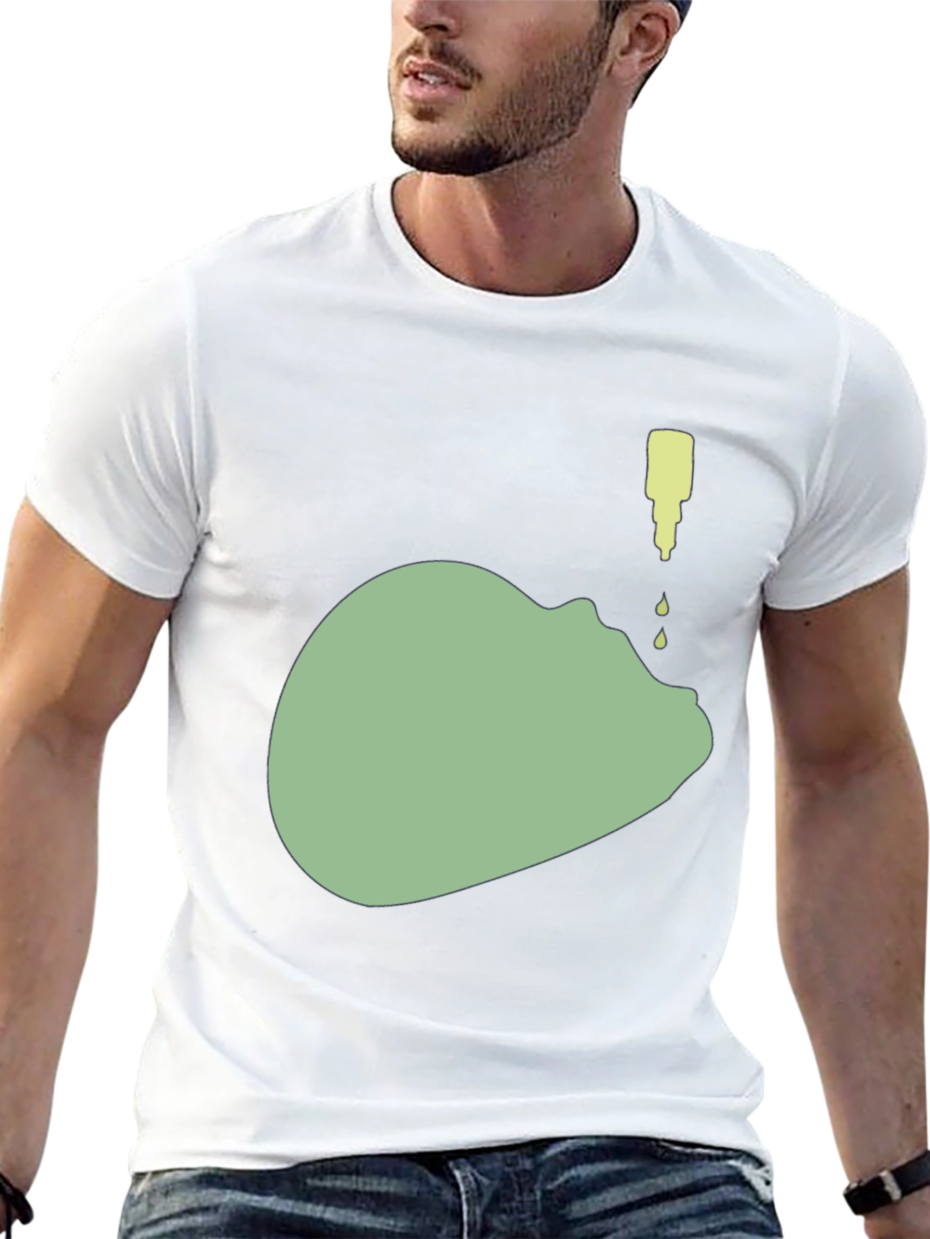 Abstract Face T-Shirt - Unique Graphic Tee