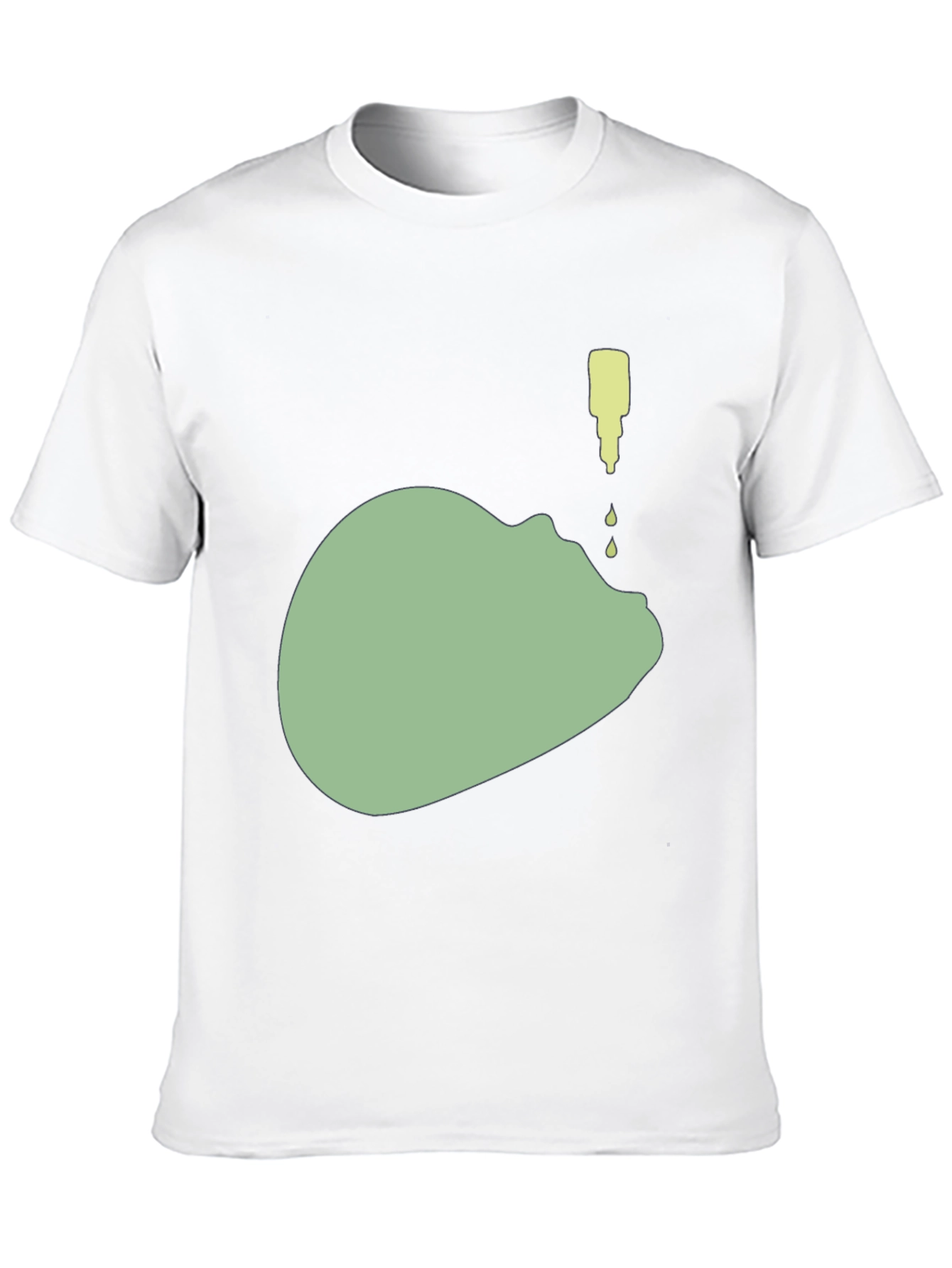 Abstract Face T-Shirt - Unique Graphic Tee