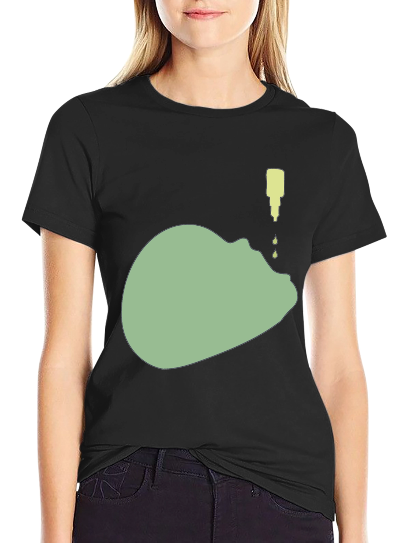 Abstract Face T-Shirt - Unique Graphic Tee