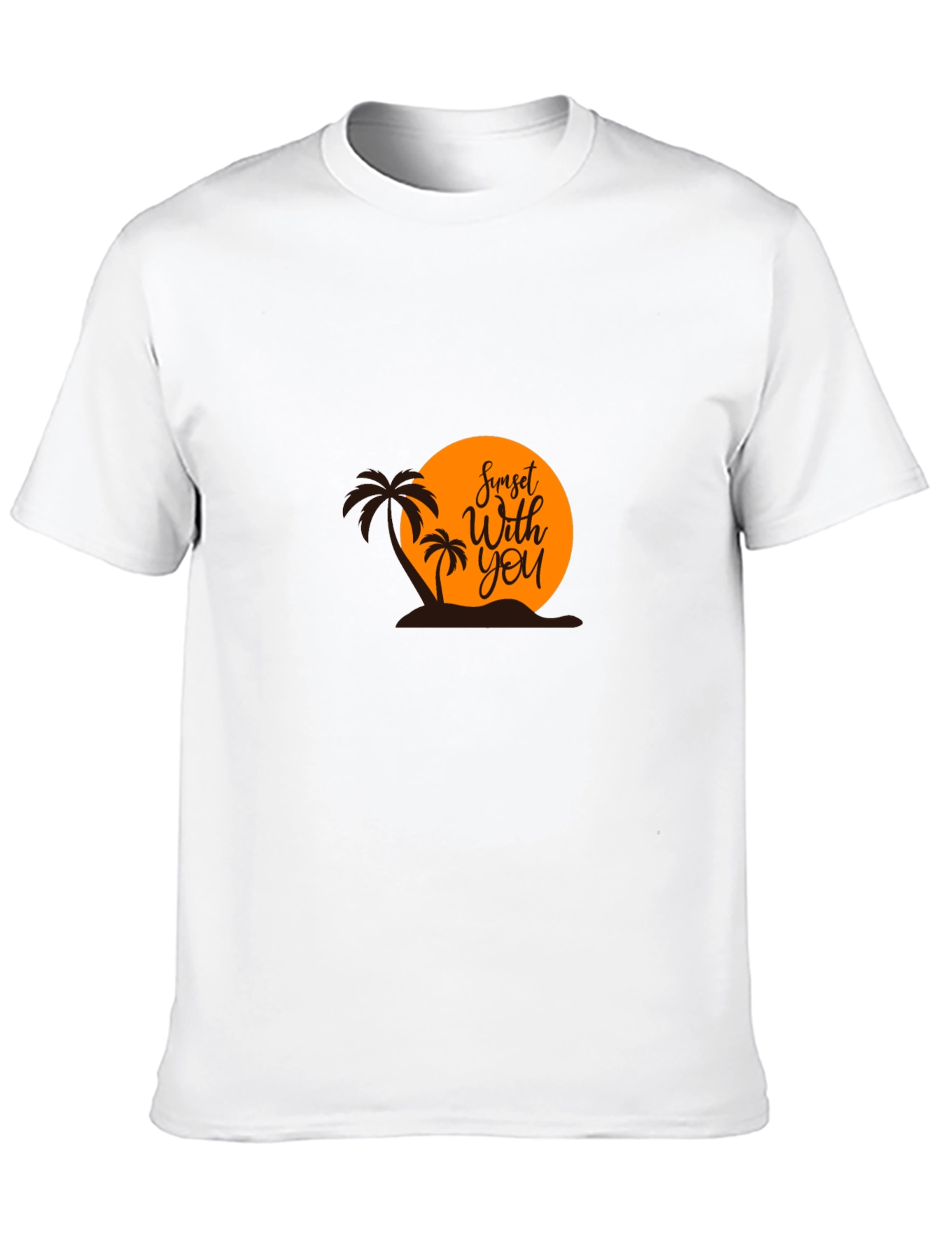Sunset With You Graphic Tee - Black T-Shirt