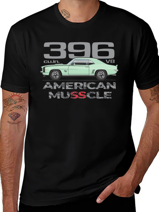 396 American Muscle Car Graphic T-Shirt