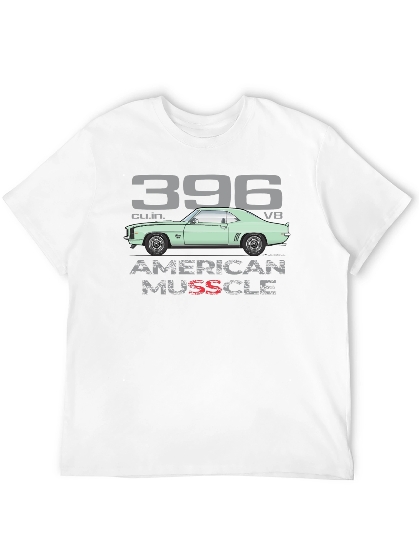 396 American Muscle Car Graphic T-Shirt