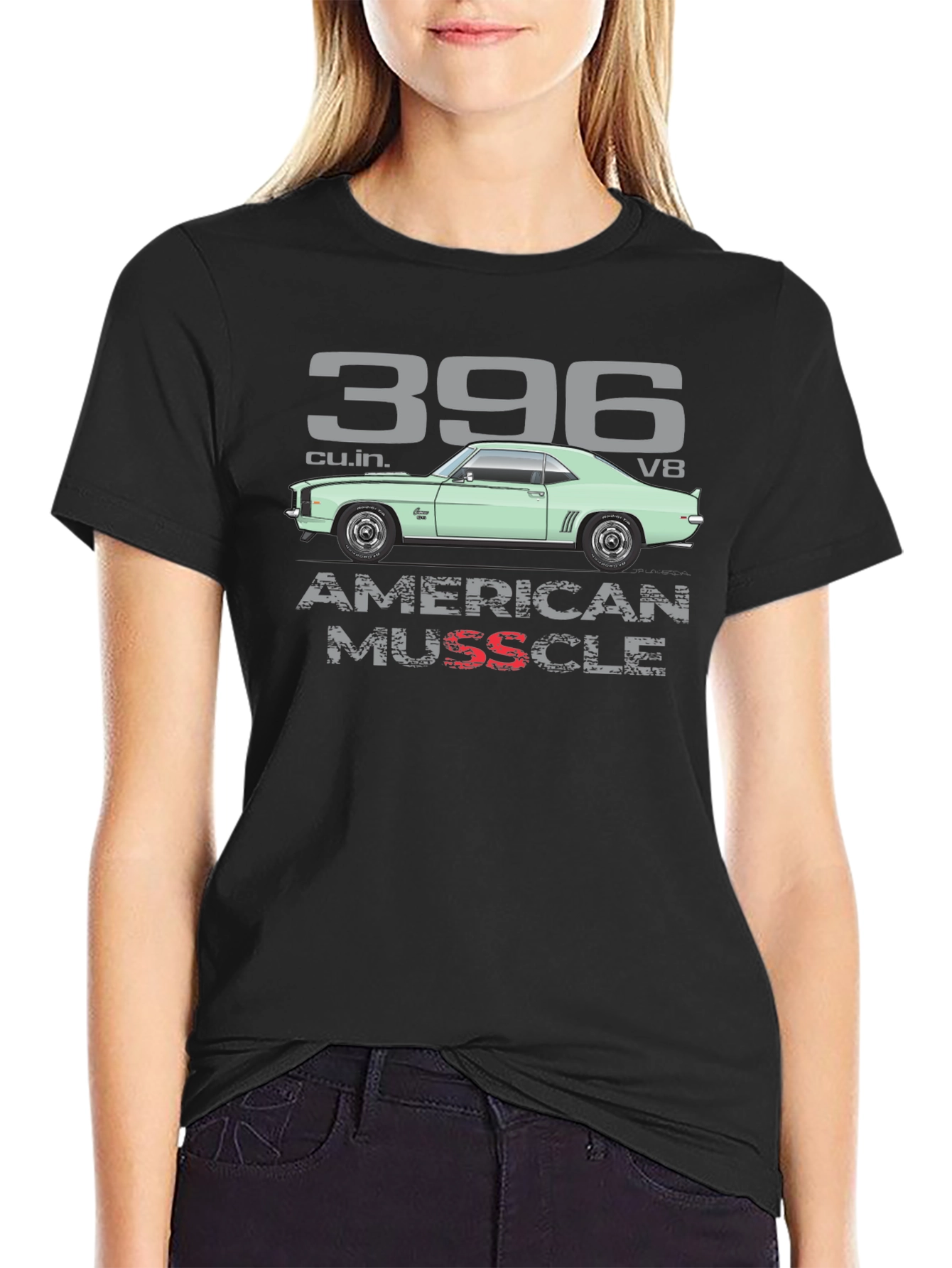 396 American Muscle Car Graphic T-Shirt