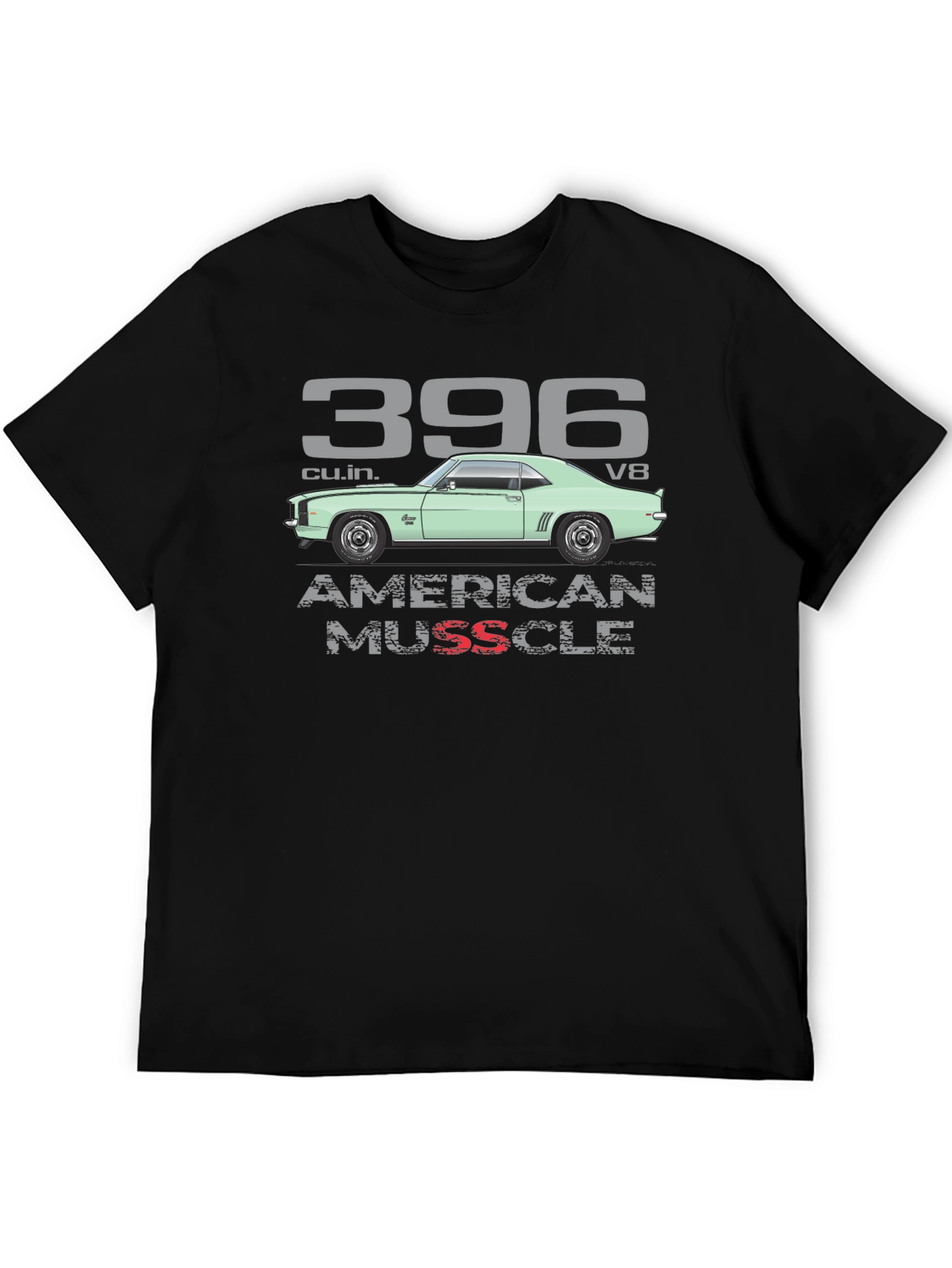 396 American Muscle Car Graphic T-Shirt