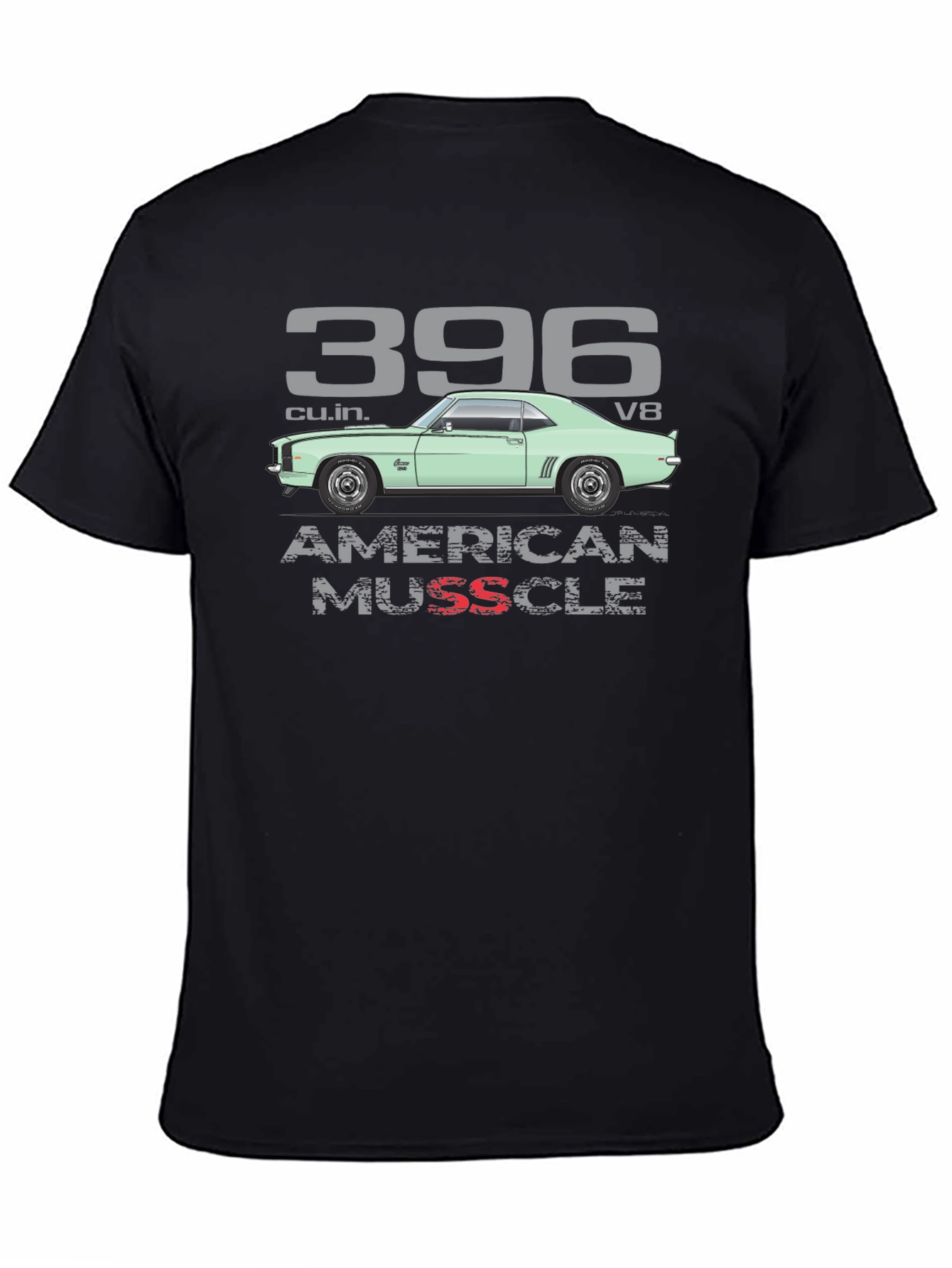 396 American Muscle Car Graphic T-Shirt