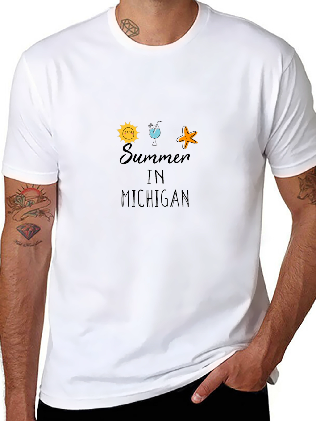 Summer In Michigan Graphic Tee