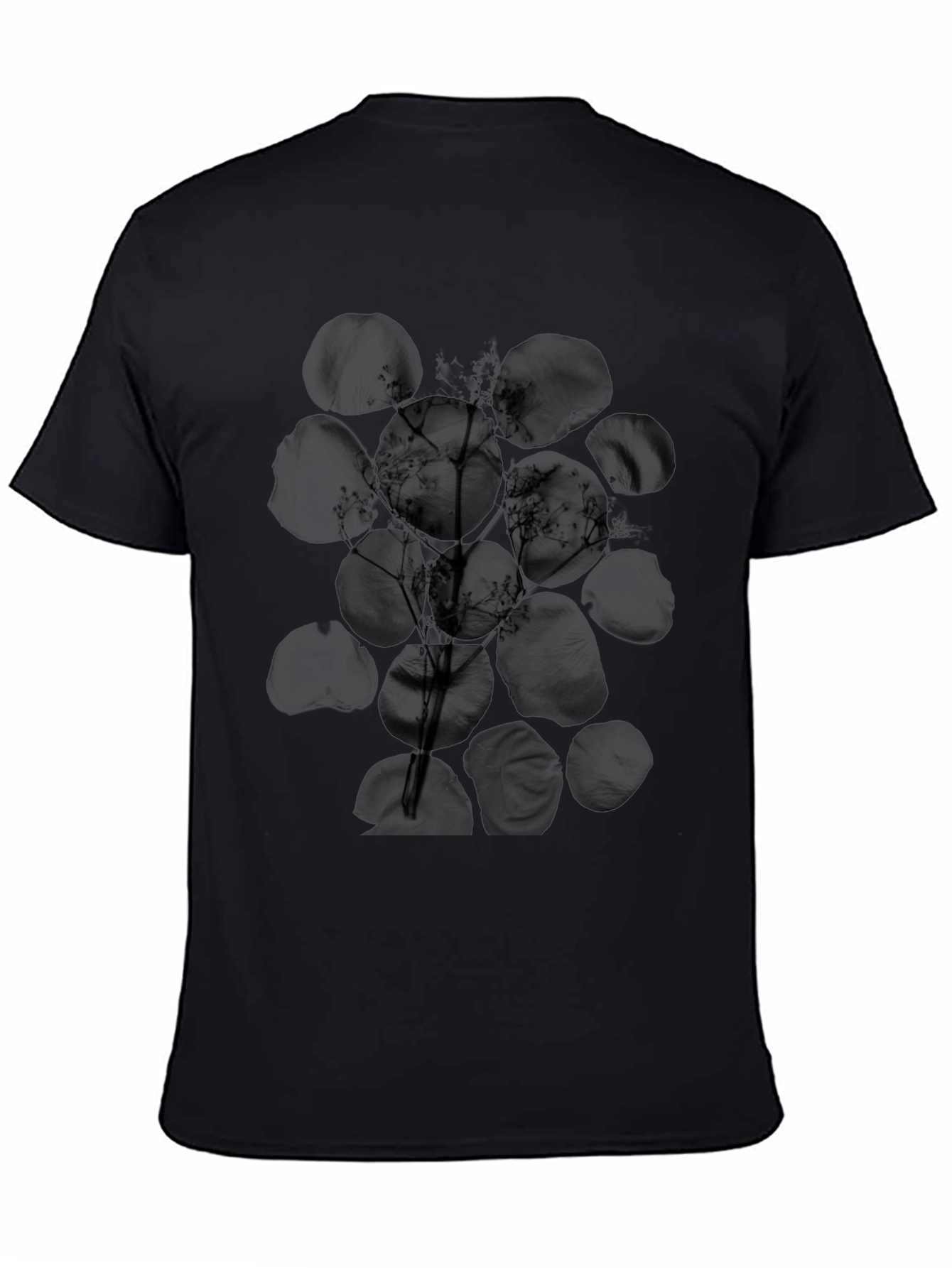 Abstract Black Graphic Tee - Modern Casual Style