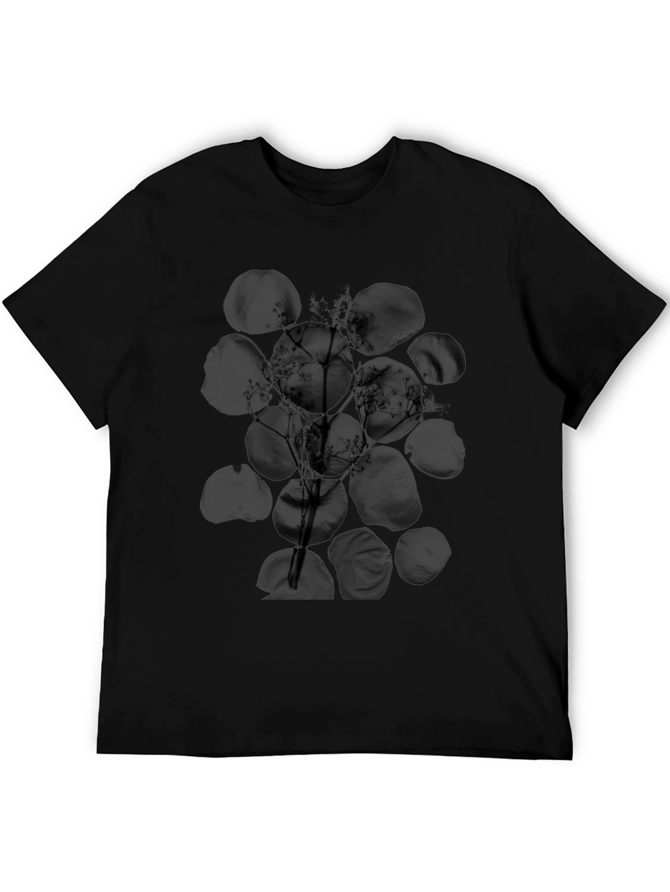 Abstract Black Graphic Tee - Modern Casual Style