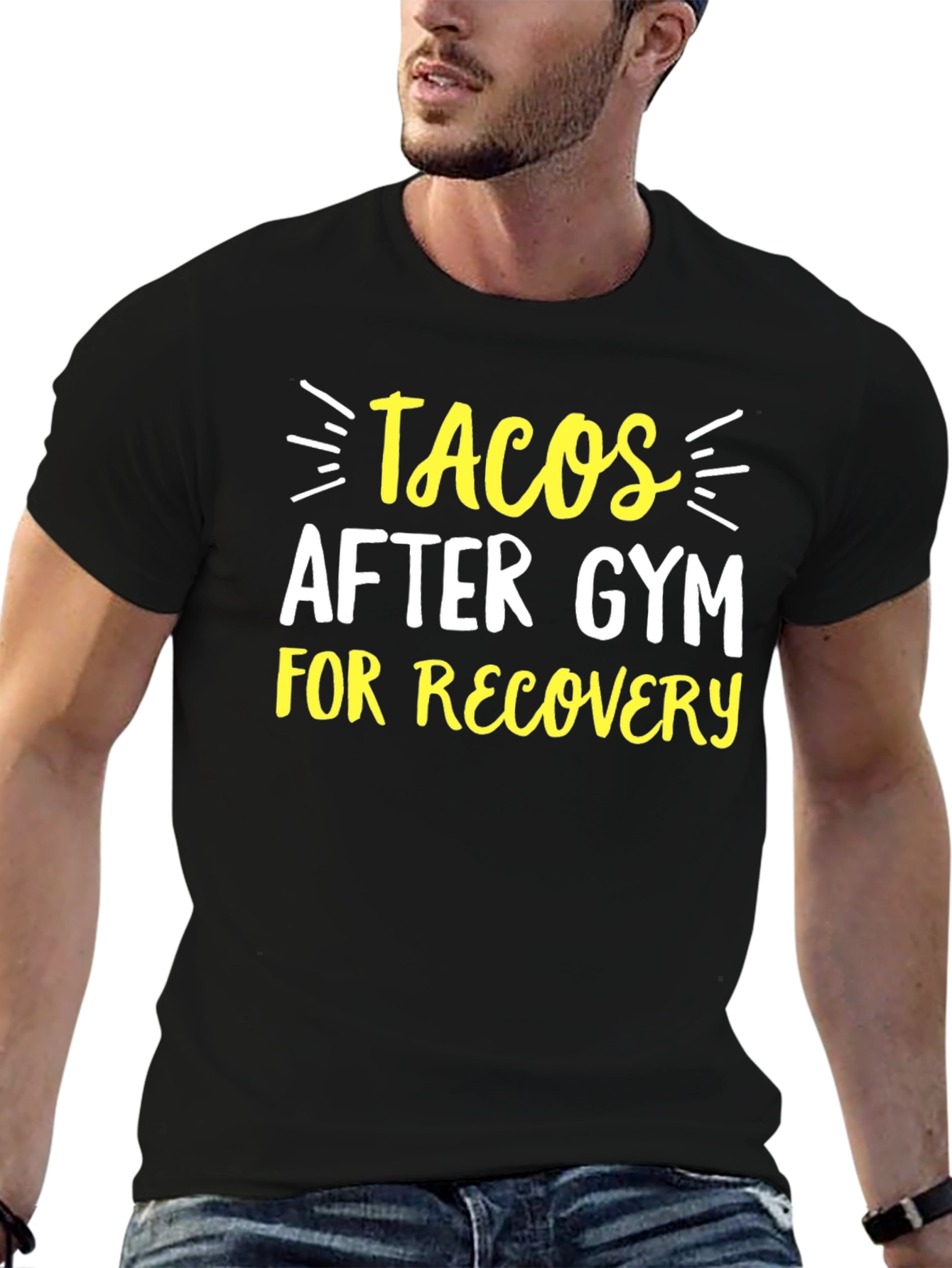 Tacos After Gym T-Shirt - Recovery Mode Apparel
