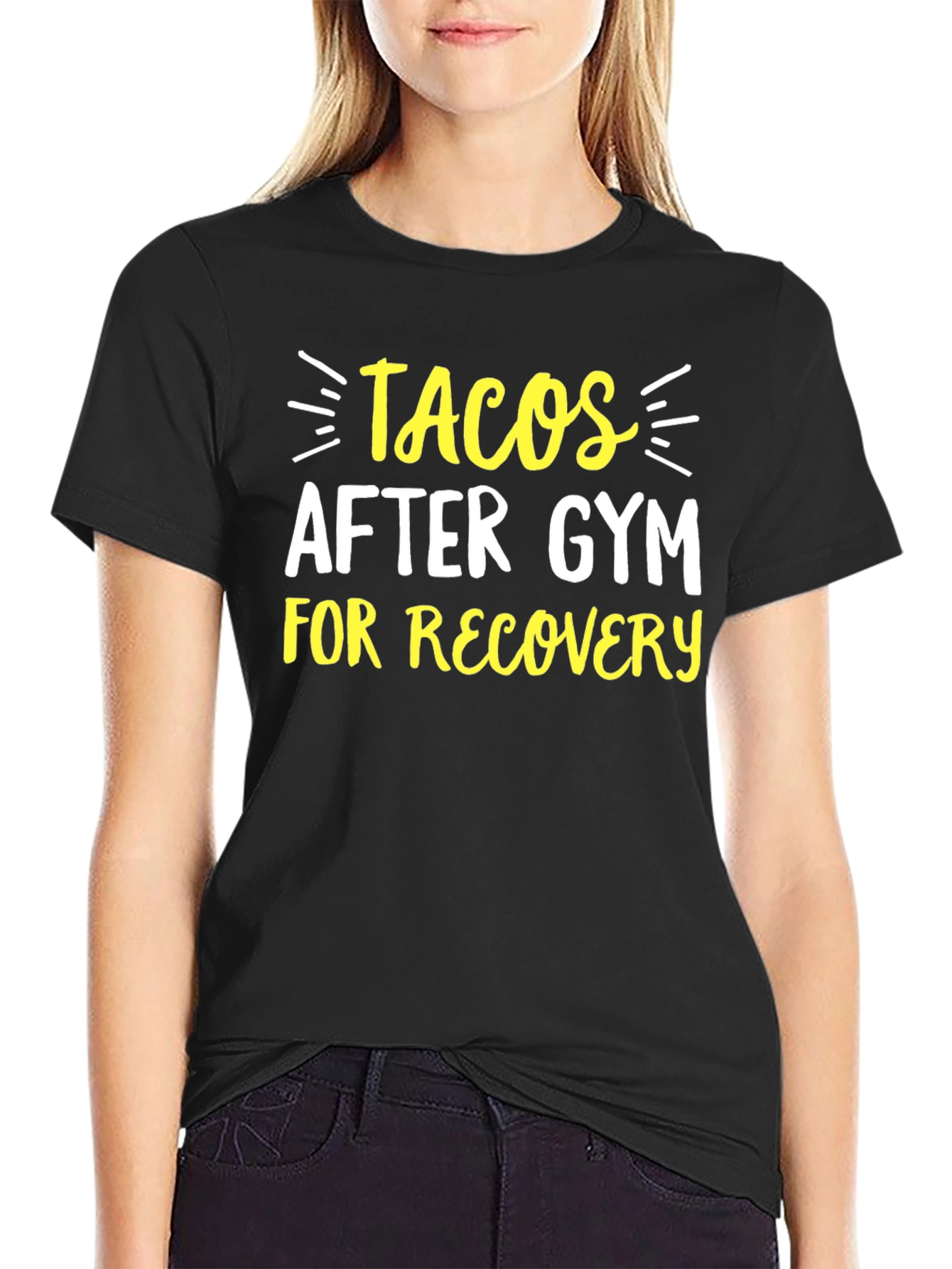 Tacos After Gym T-Shirt - Recovery Mode Apparel