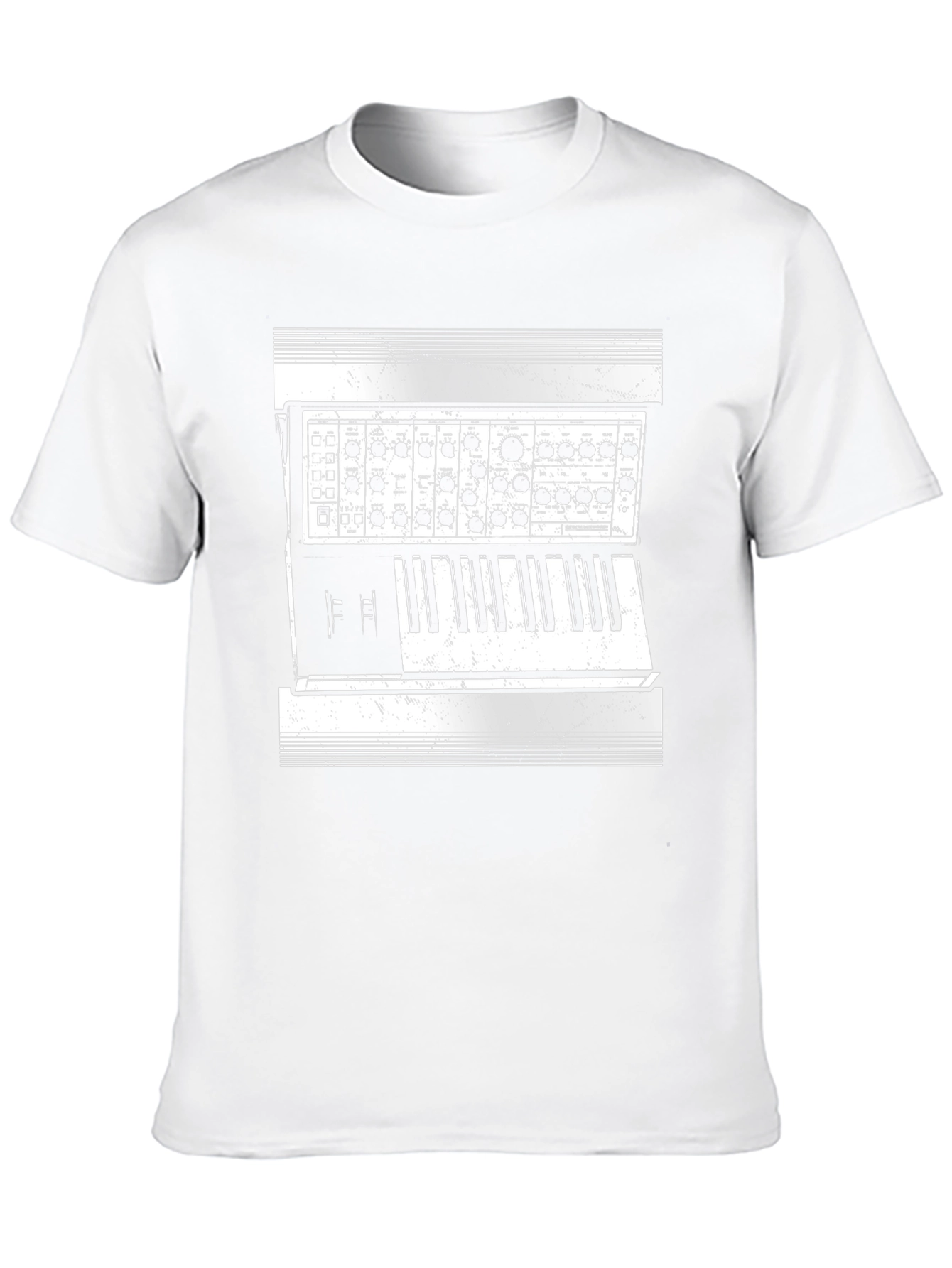 Synthesizer Graphic Tee - Music Lover Gift