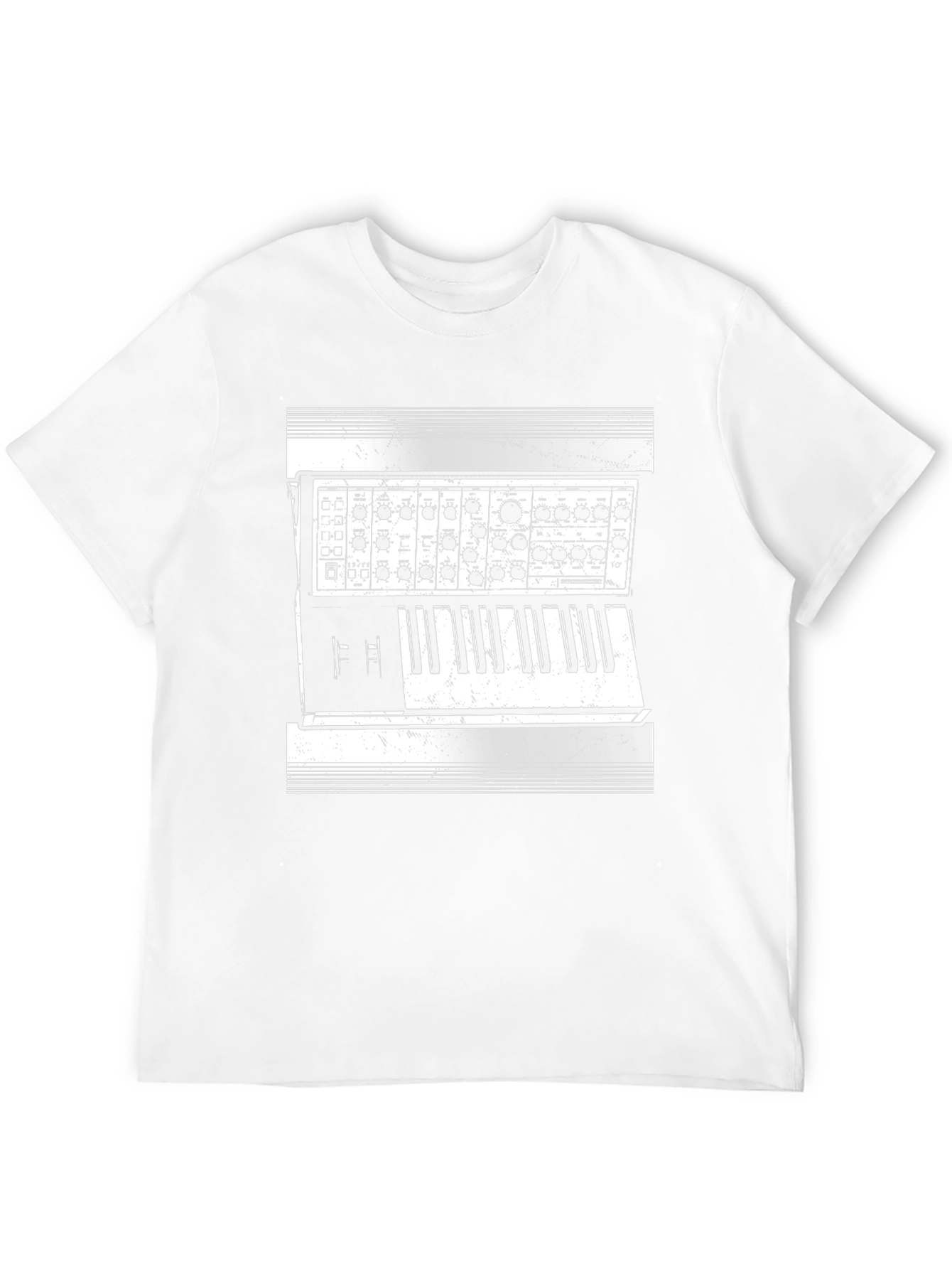 Synthesizer Graphic Tee - Music Lover Gift