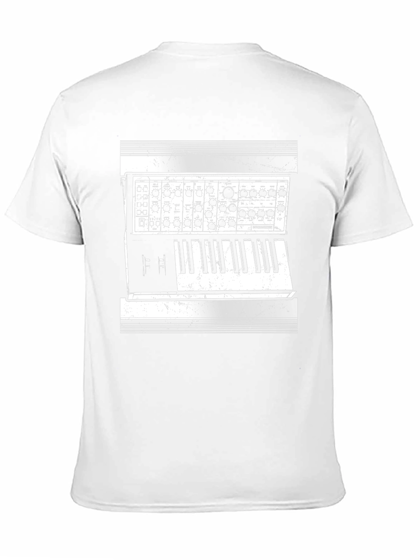 Synthesizer Graphic Tee - Music Lover Gift