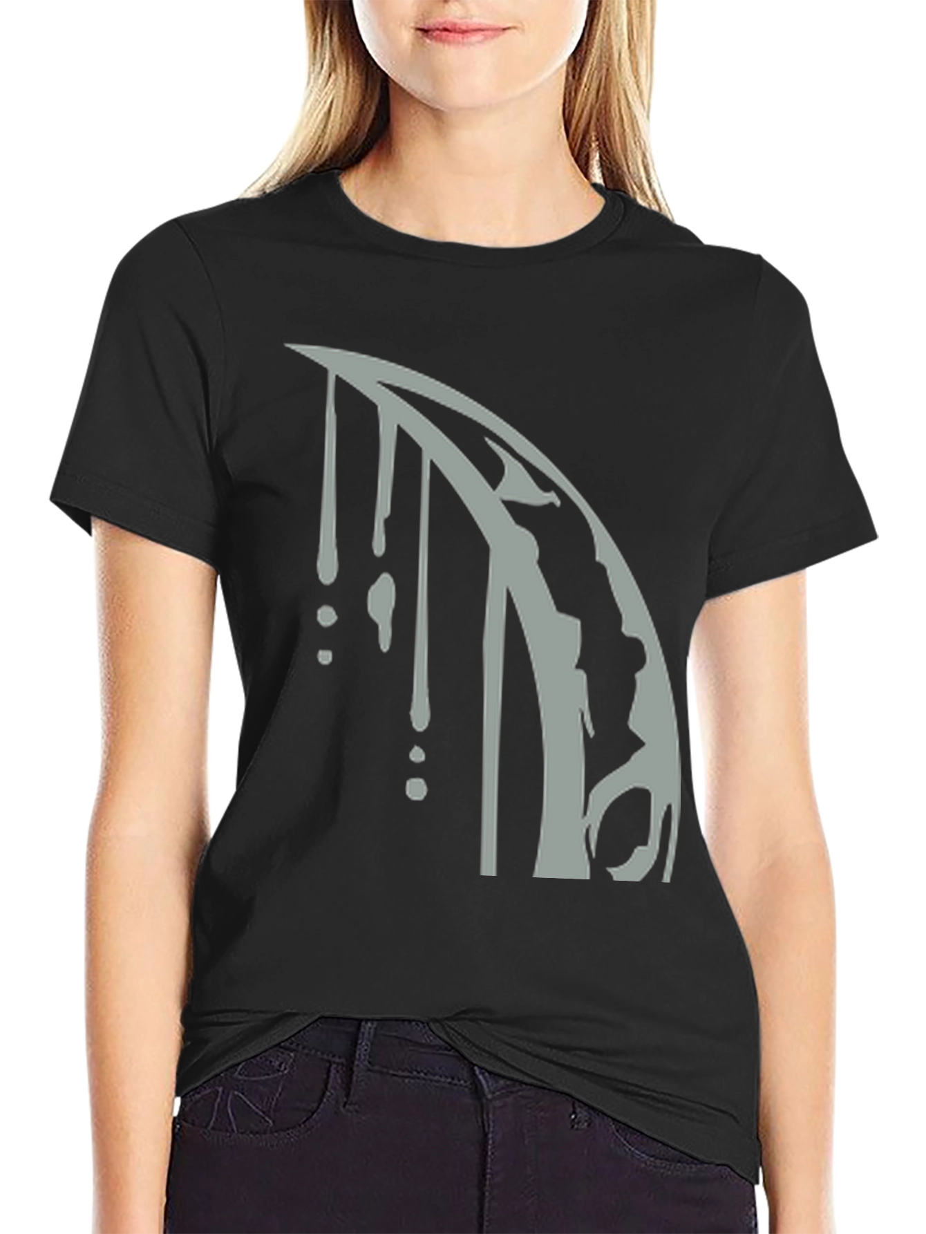 Abstract Drip Graphic Tee - Modern Streetwear