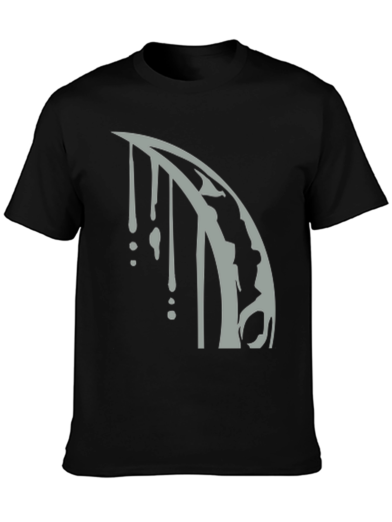 Abstract Drip Graphic Tee - Modern Streetwear