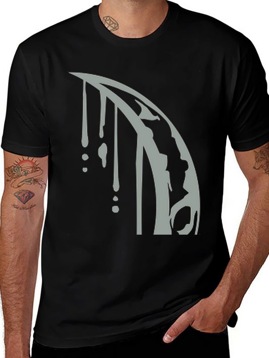 Abstract Drip Graphic Tee - Modern Streetwear