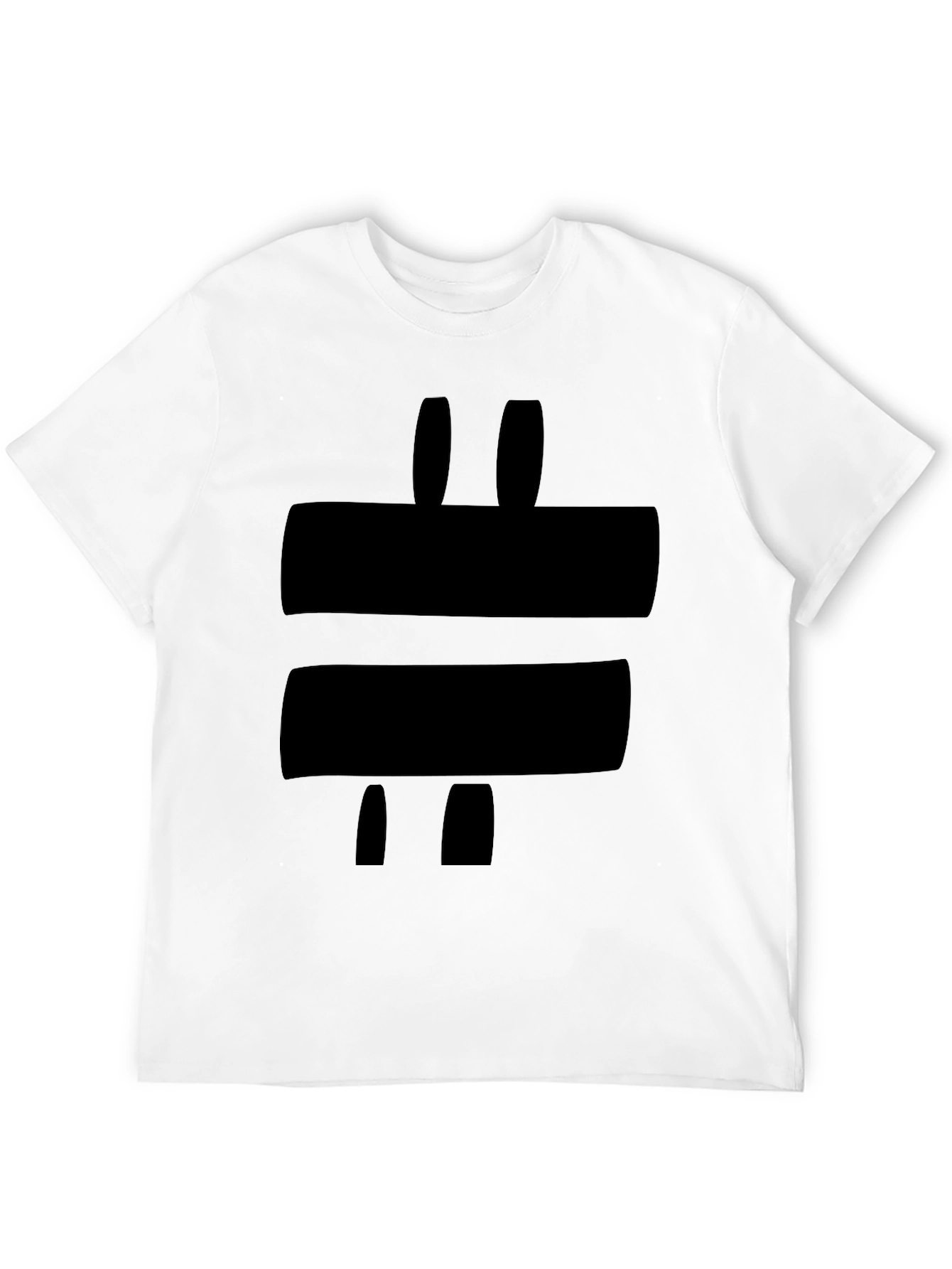 Abstract Graphic Black Tee - Modern Style