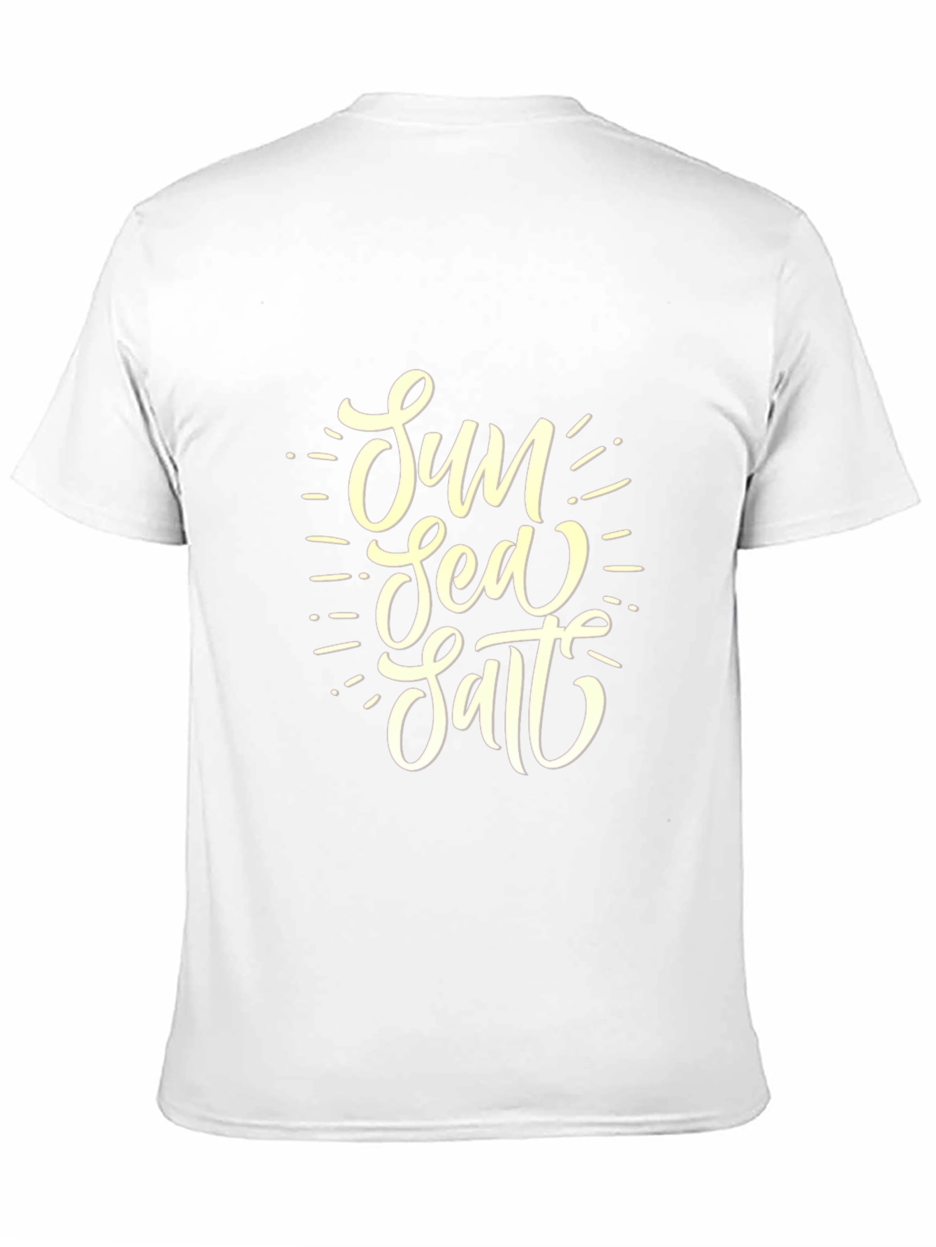 Sun Sea Salt Graphic Tee - Black Cotton T-Shirt