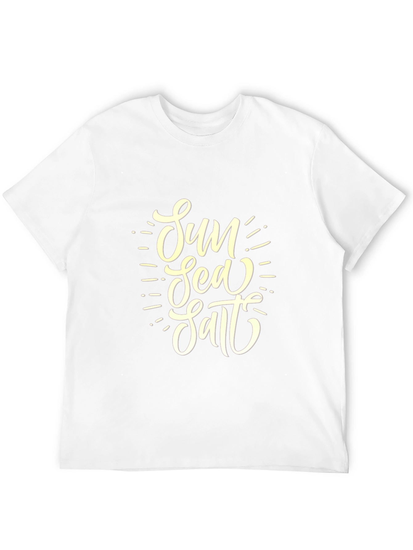 Sun Sea Salt Graphic Tee - Black Cotton T-Shirt