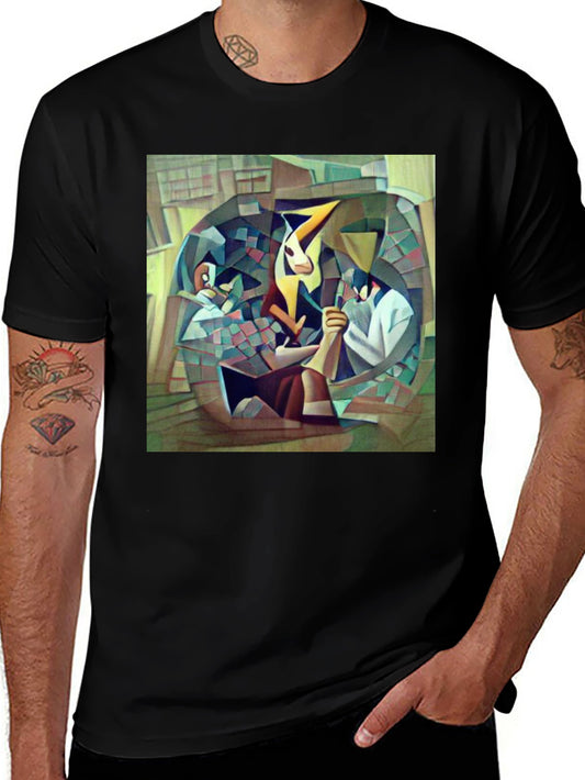 Abstract Art Graphic T-Shirt Unique Design