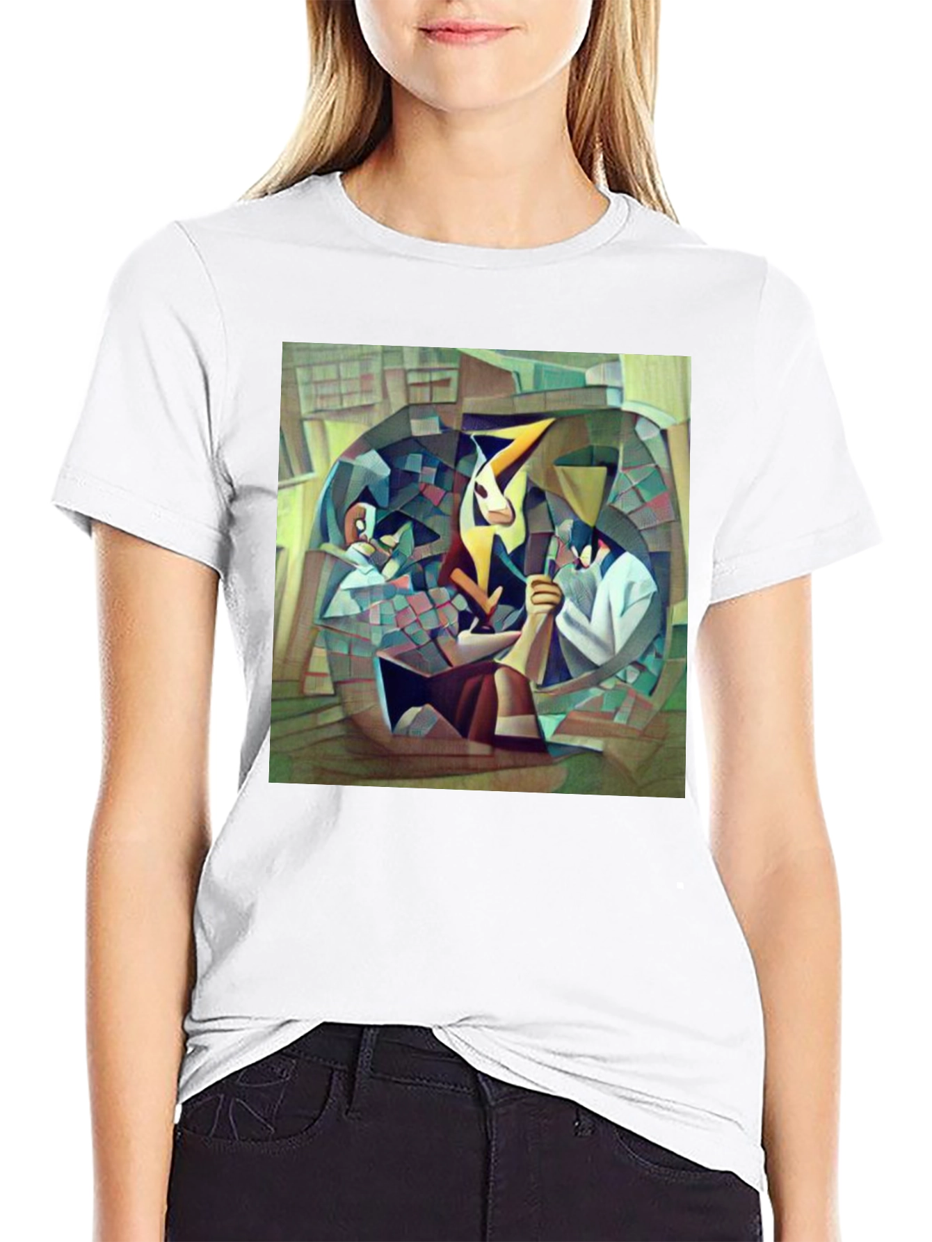 Abstract Art Graphic T-Shirt Unique Design
