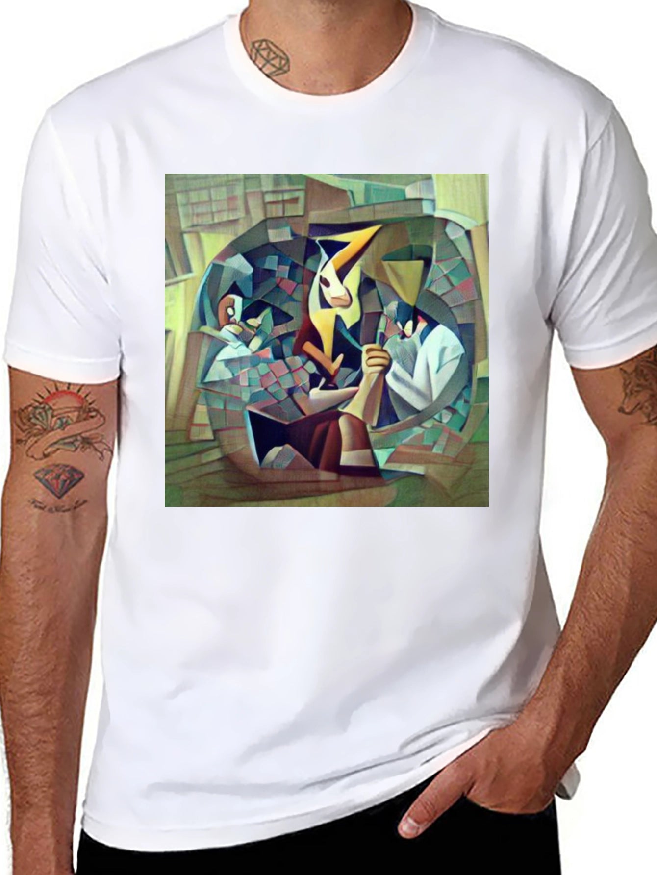 Abstract Art Graphic T-Shirt Unique Design