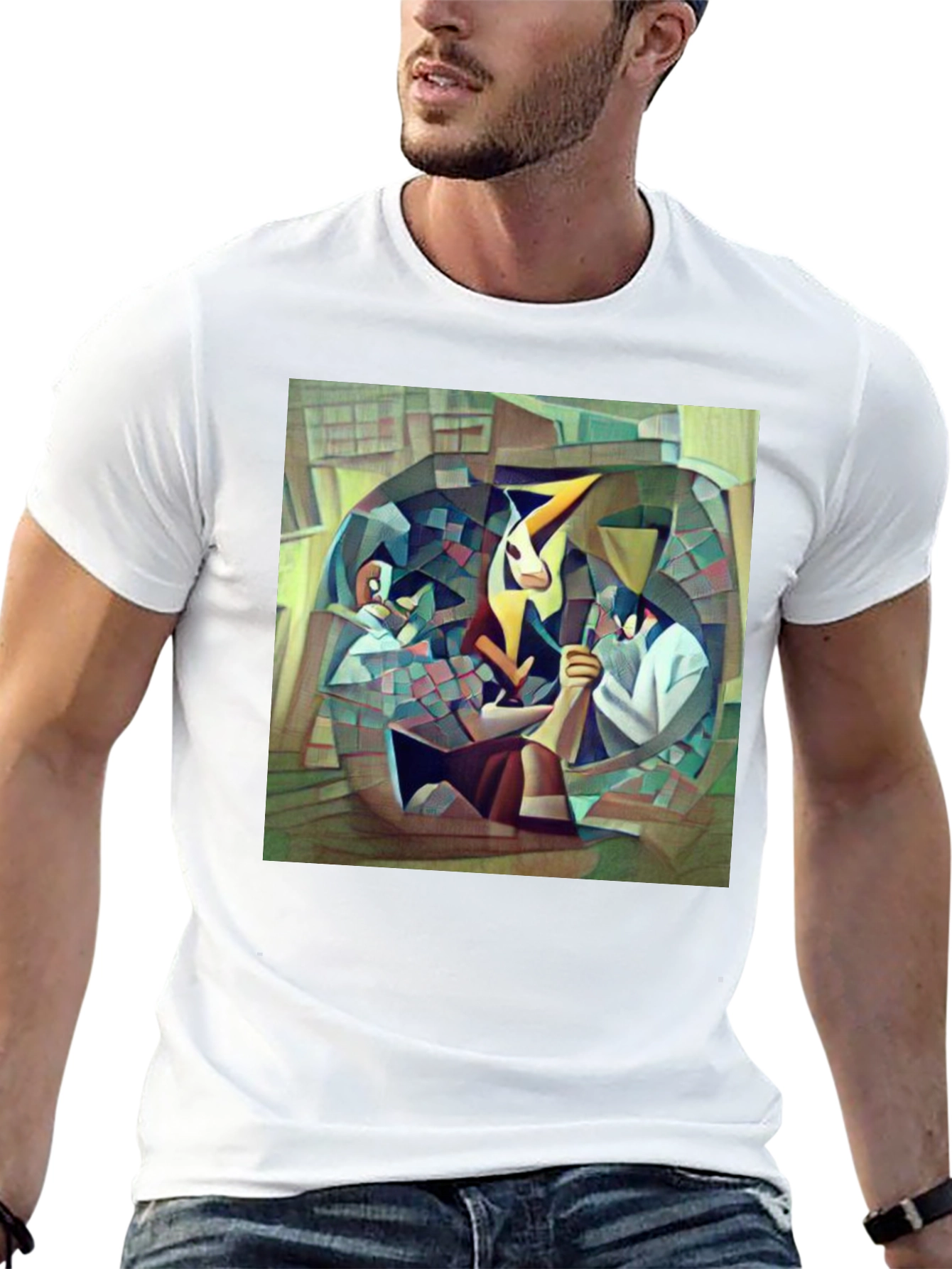 Abstract Art Graphic T-Shirt Unique Design