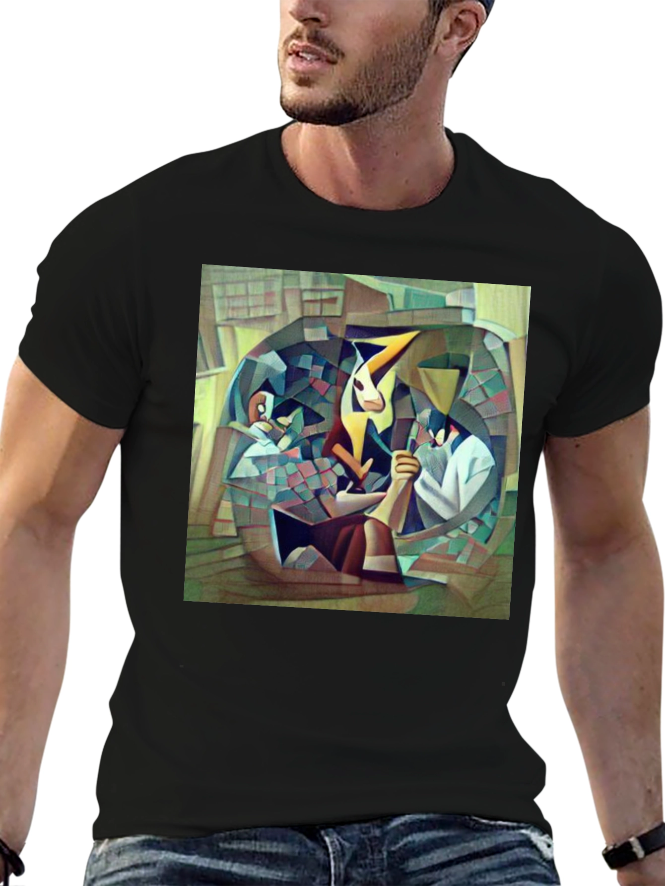 Abstract Art Graphic T-Shirt Unique Design