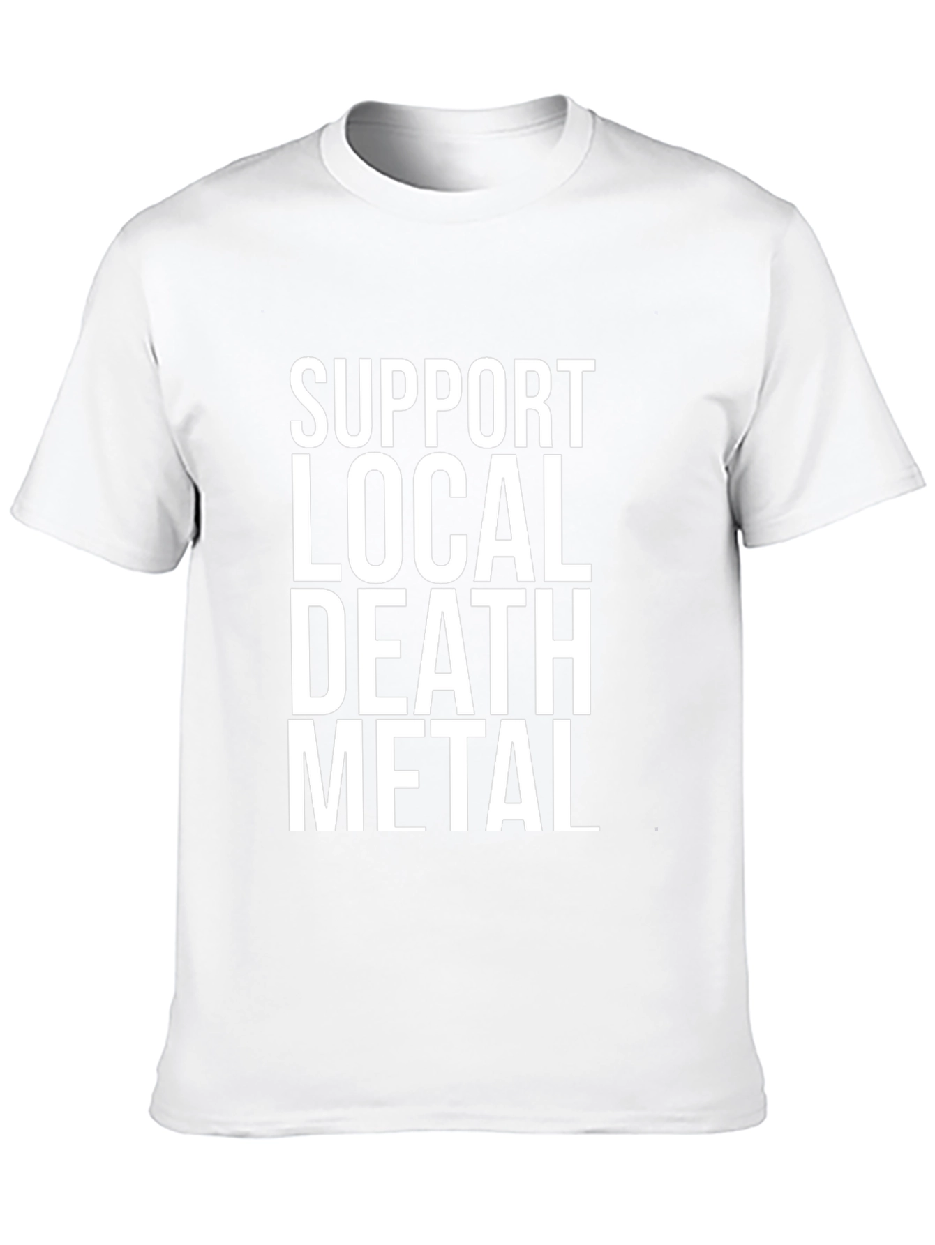 Support Local Death Metal T-Shirt - Black