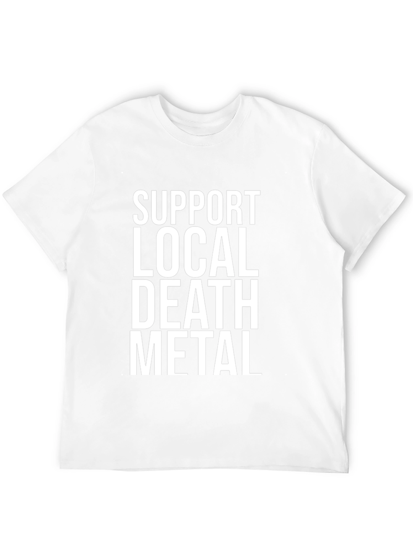 Support Local Death Metal T-Shirt - Black