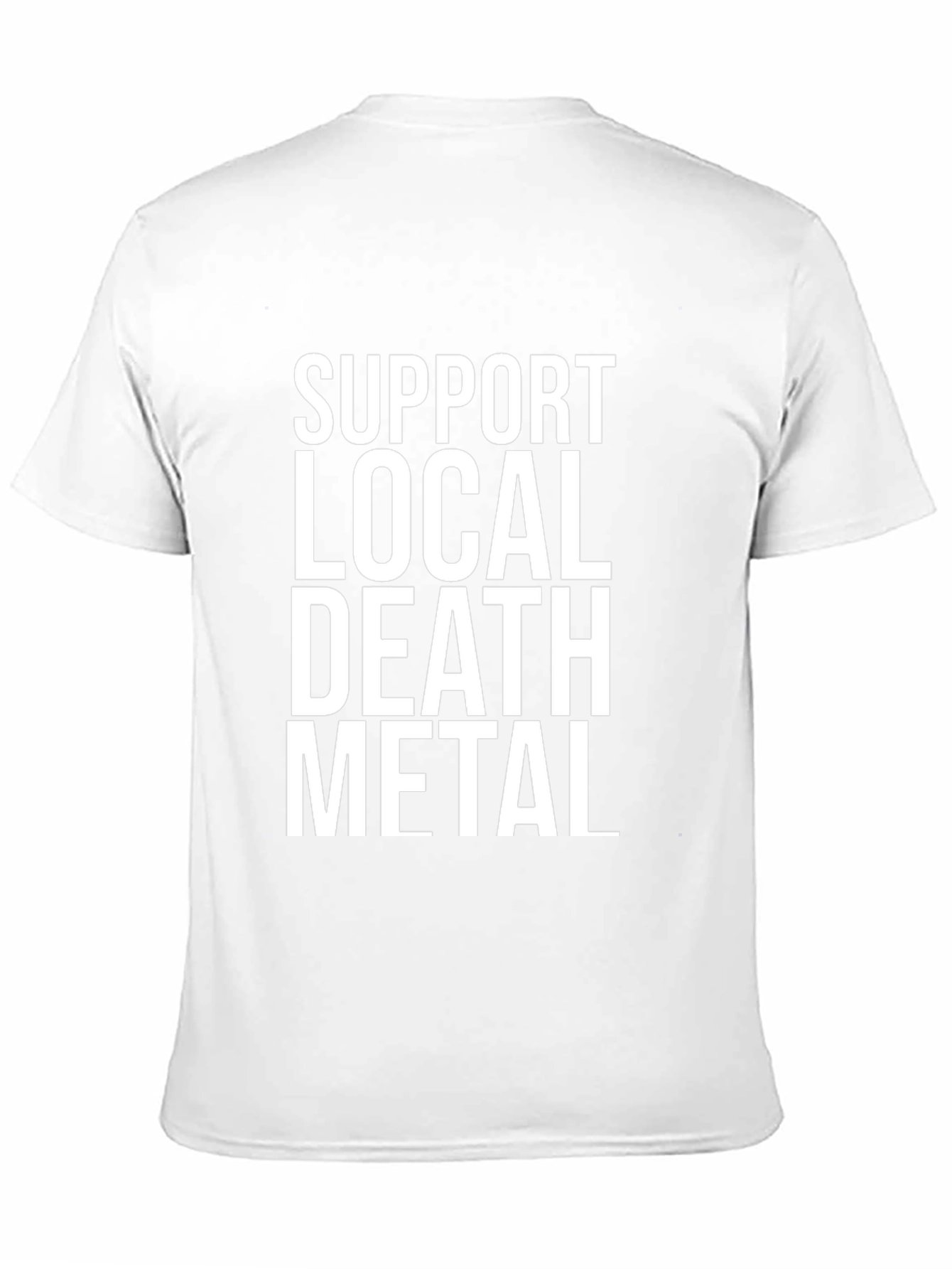 Support Local Death Metal T-Shirt - Black