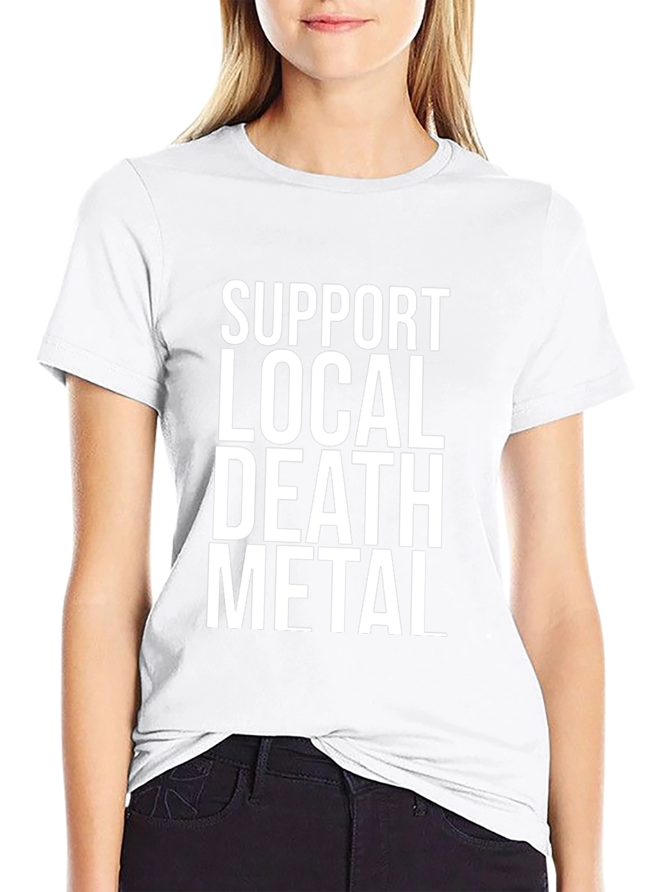 Support Local Death Metal T-Shirt - Black