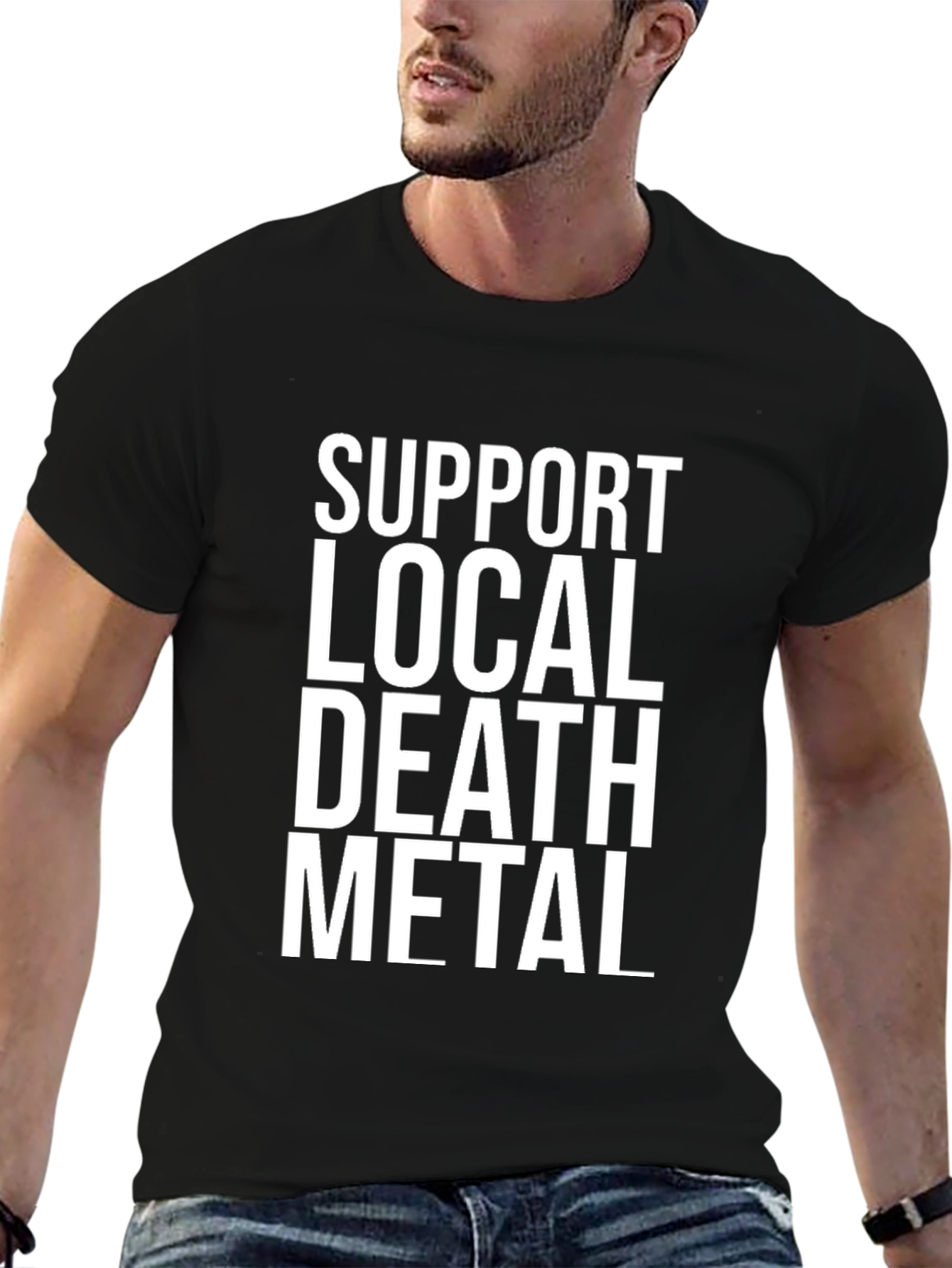 Support Local Death Metal T-Shirt - Black