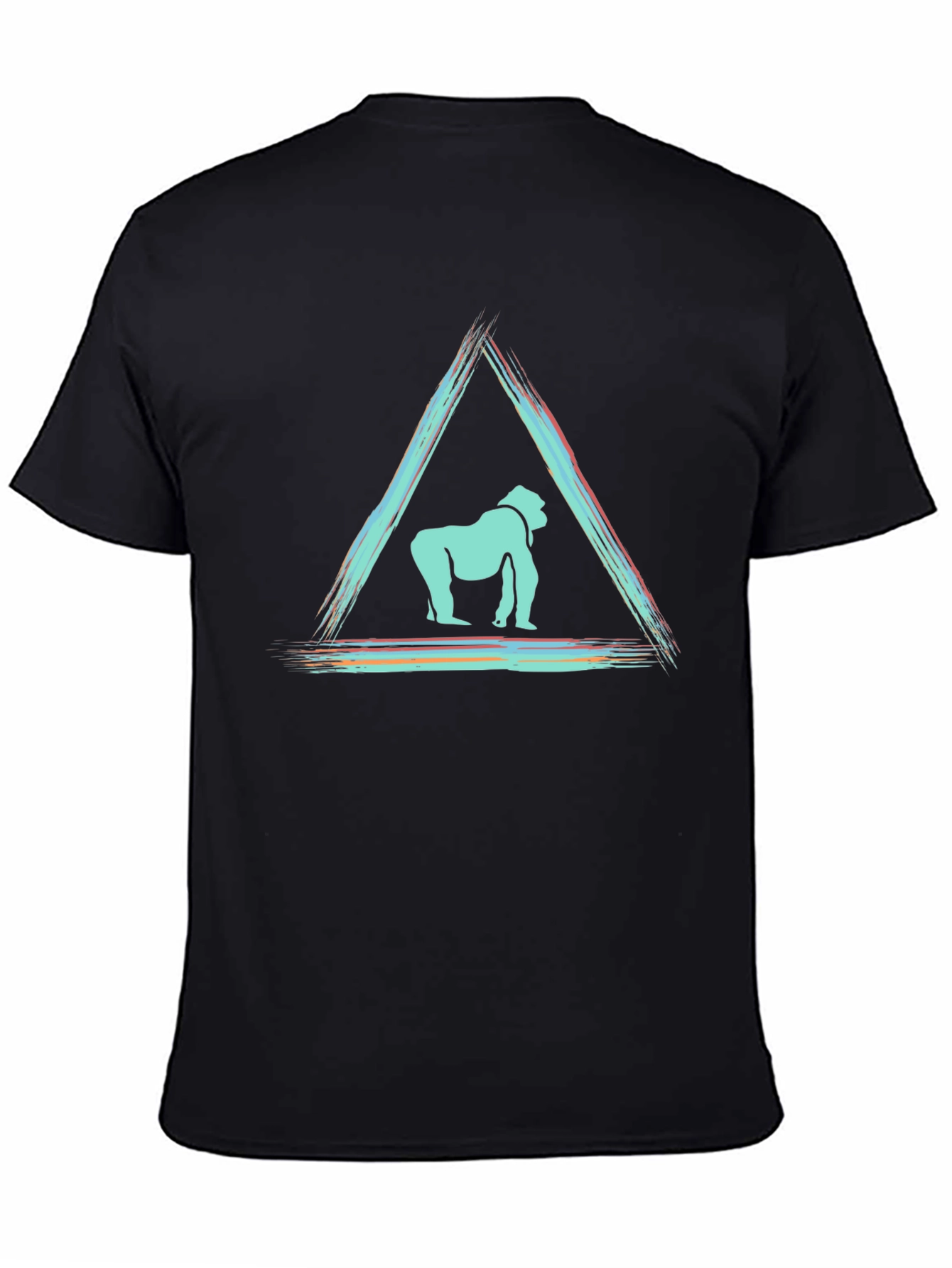 Abstract Gorilla Graphic Tee - Modern Design T-Shirt