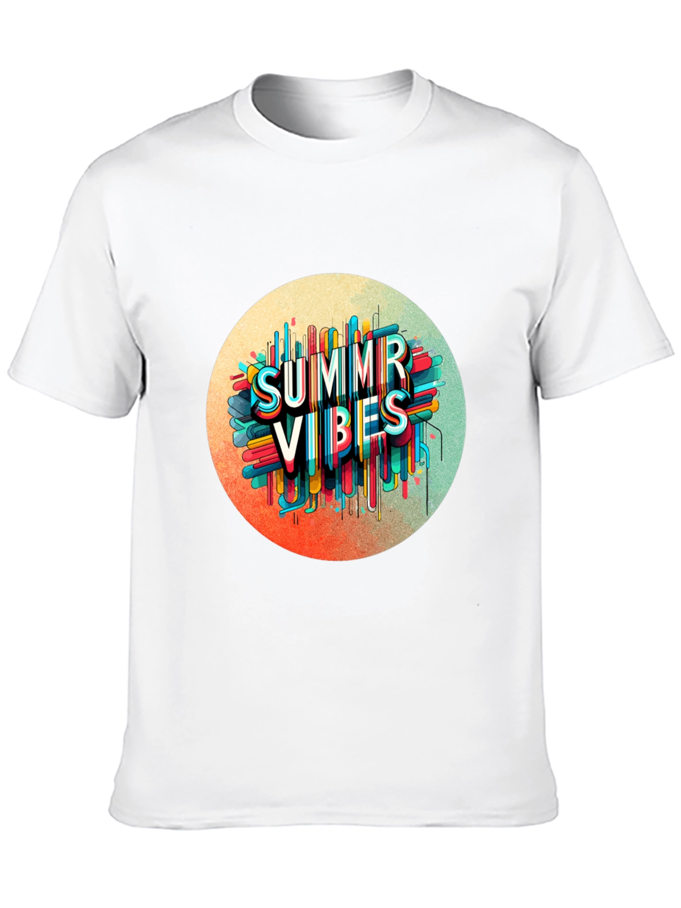 Summer Vibes Graphic Tee - Trendy Black T-Shirt