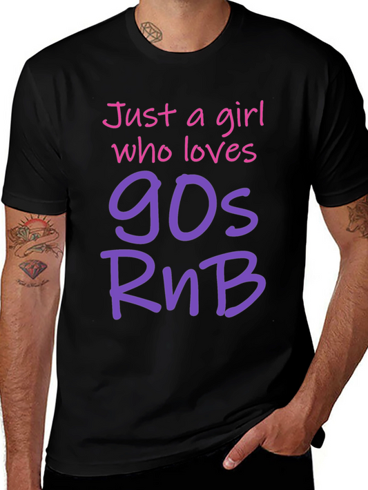 90s RnB Lover Tee - Girls Music Fan Shirt