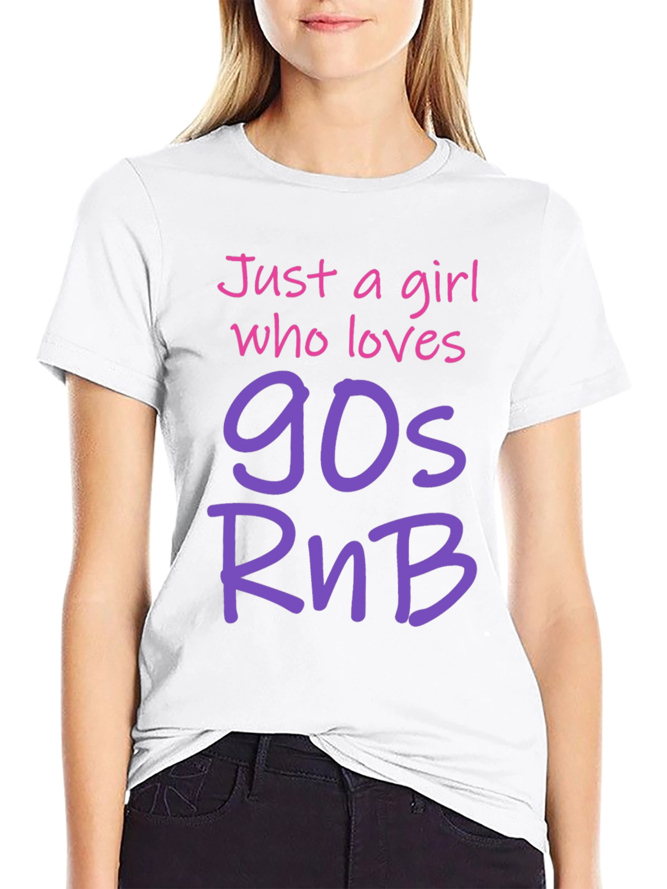 90s RnB Lover Tee - Girls Music Fan Shirt
