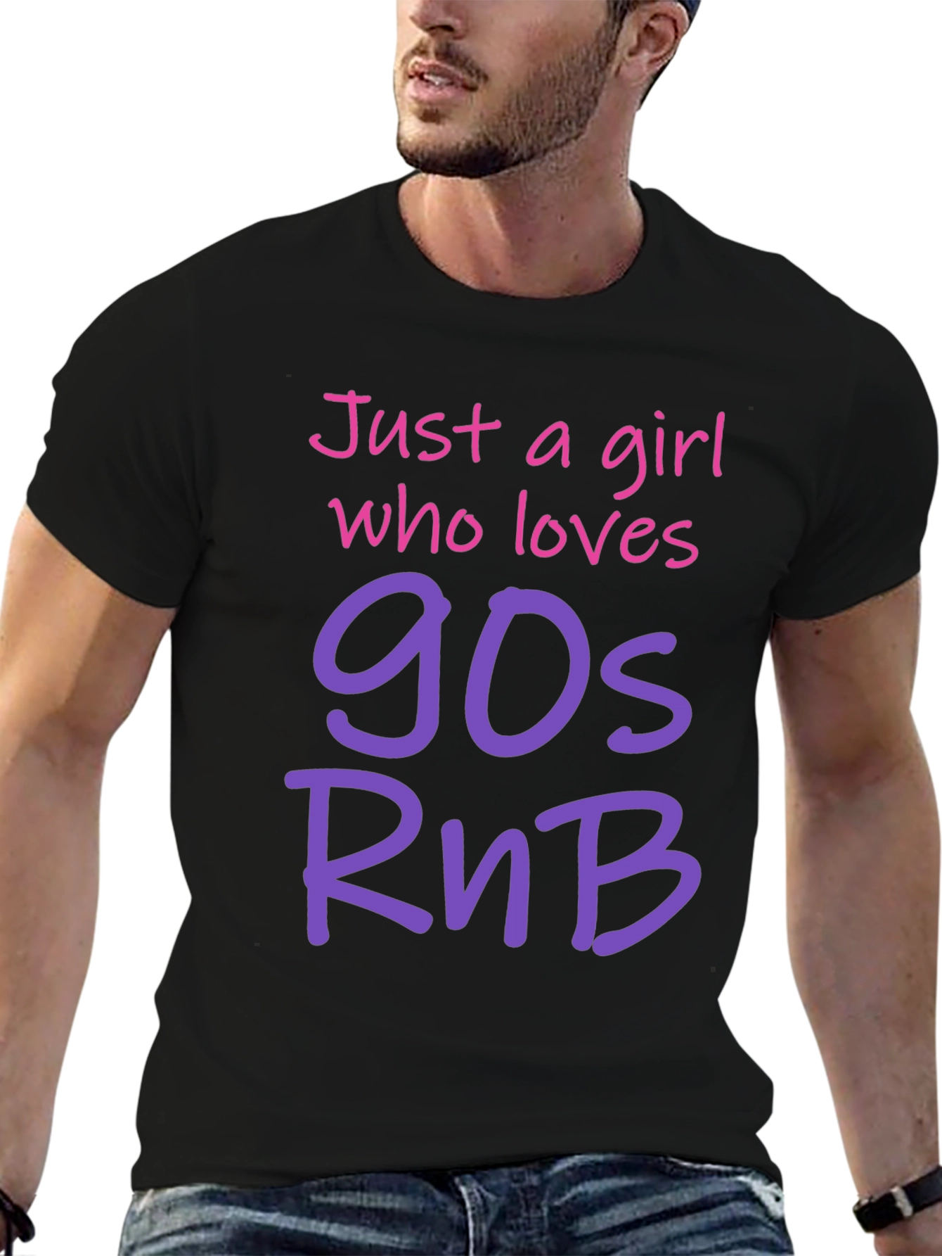 90s RnB Lover Tee - Girls Music Fan Shirt